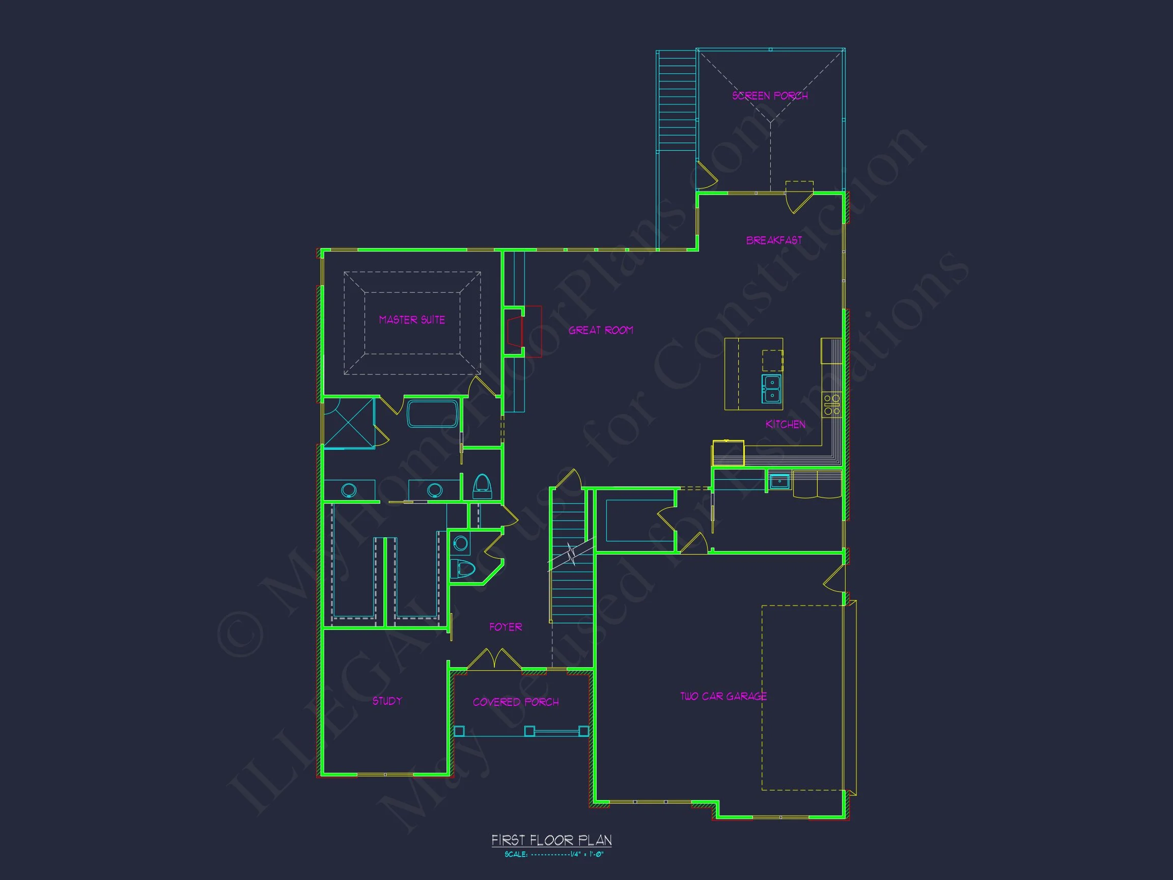 17-1784 HOUSE PLAN - Explore Stunning House Plan Designs with 2-Story CAD Blueprints 5 Explore Stunning house Plan Designs with 2-Story CAD Blueprints