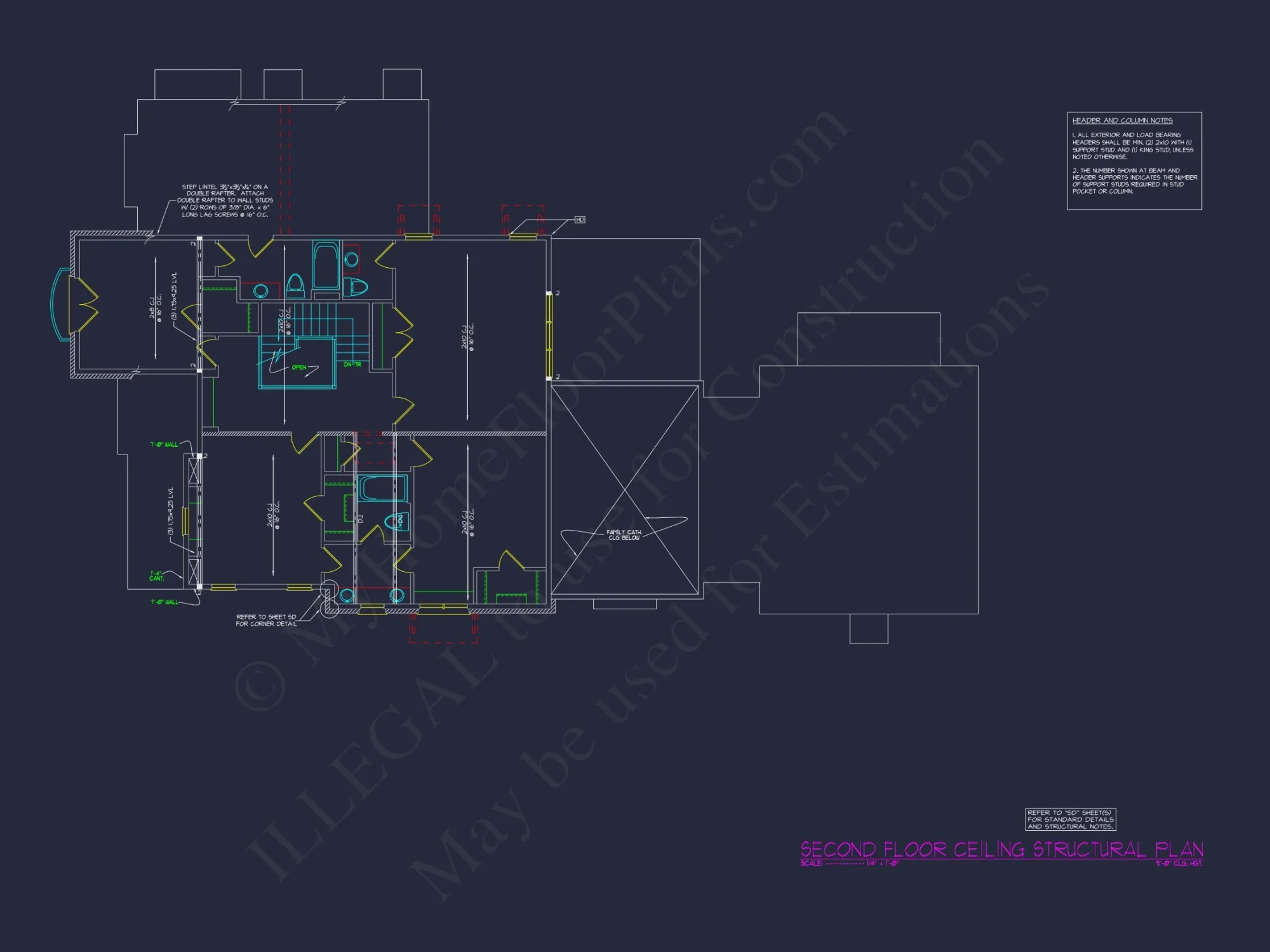 Elegant house Plan with CAD Architecture Designs & Floor Plan