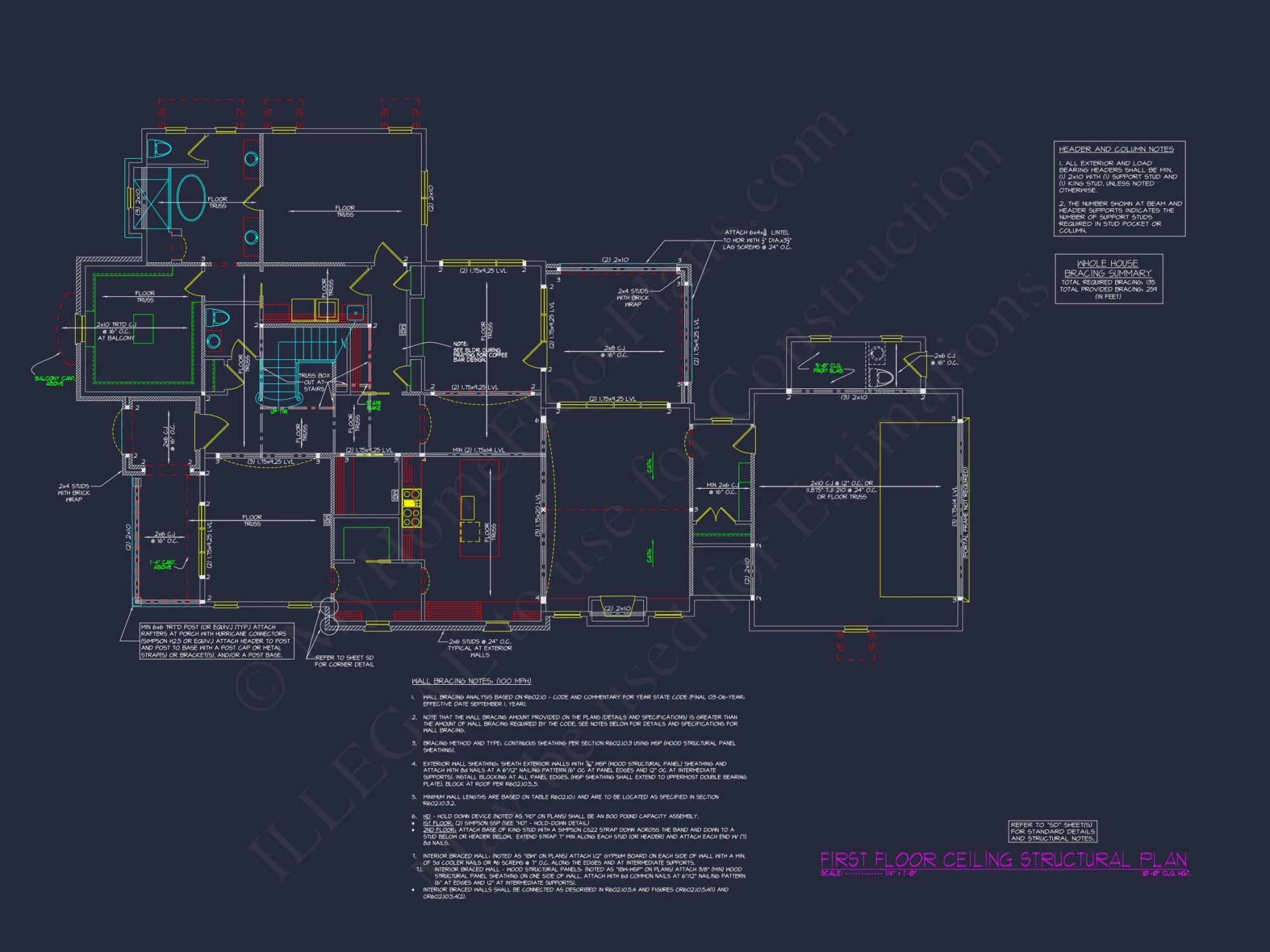 Elegant house Plan with CAD Architecture Designs & Floor Plan