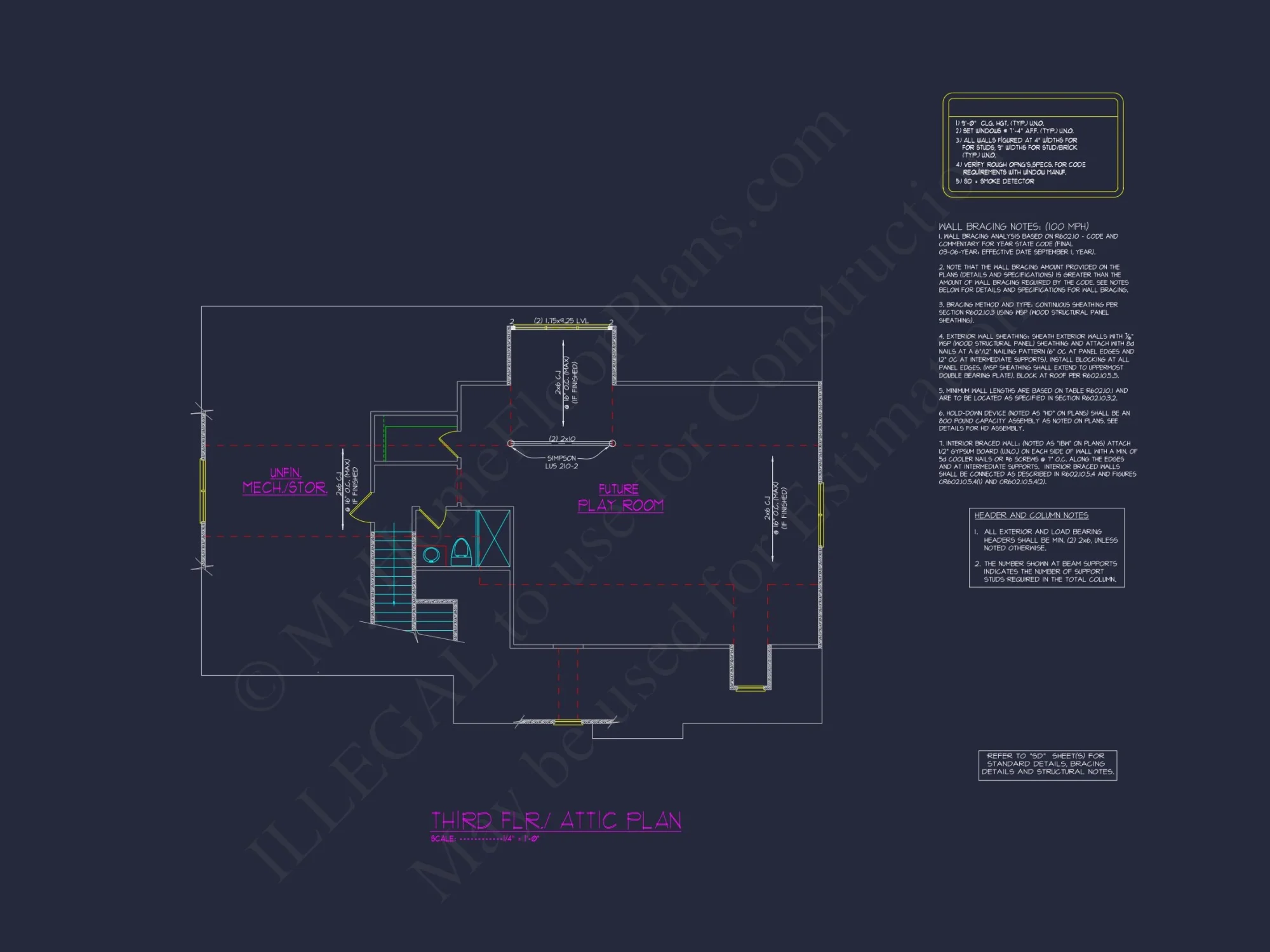Charming 2.5 Story house Design with Spacious Floor Plan and CAD Blueprint