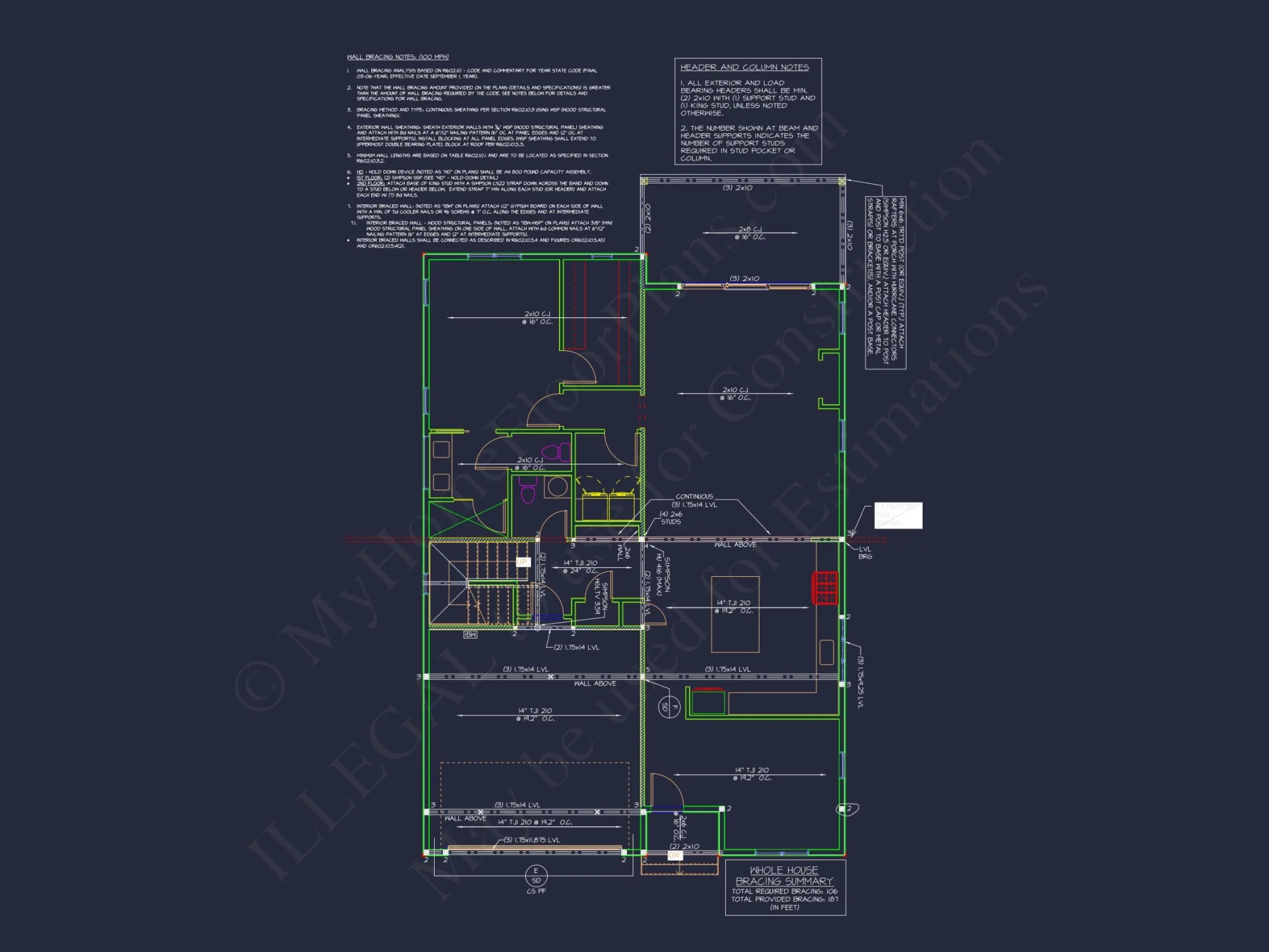 Modern Farmhouse Floor Plan with CAD Designs & Features
