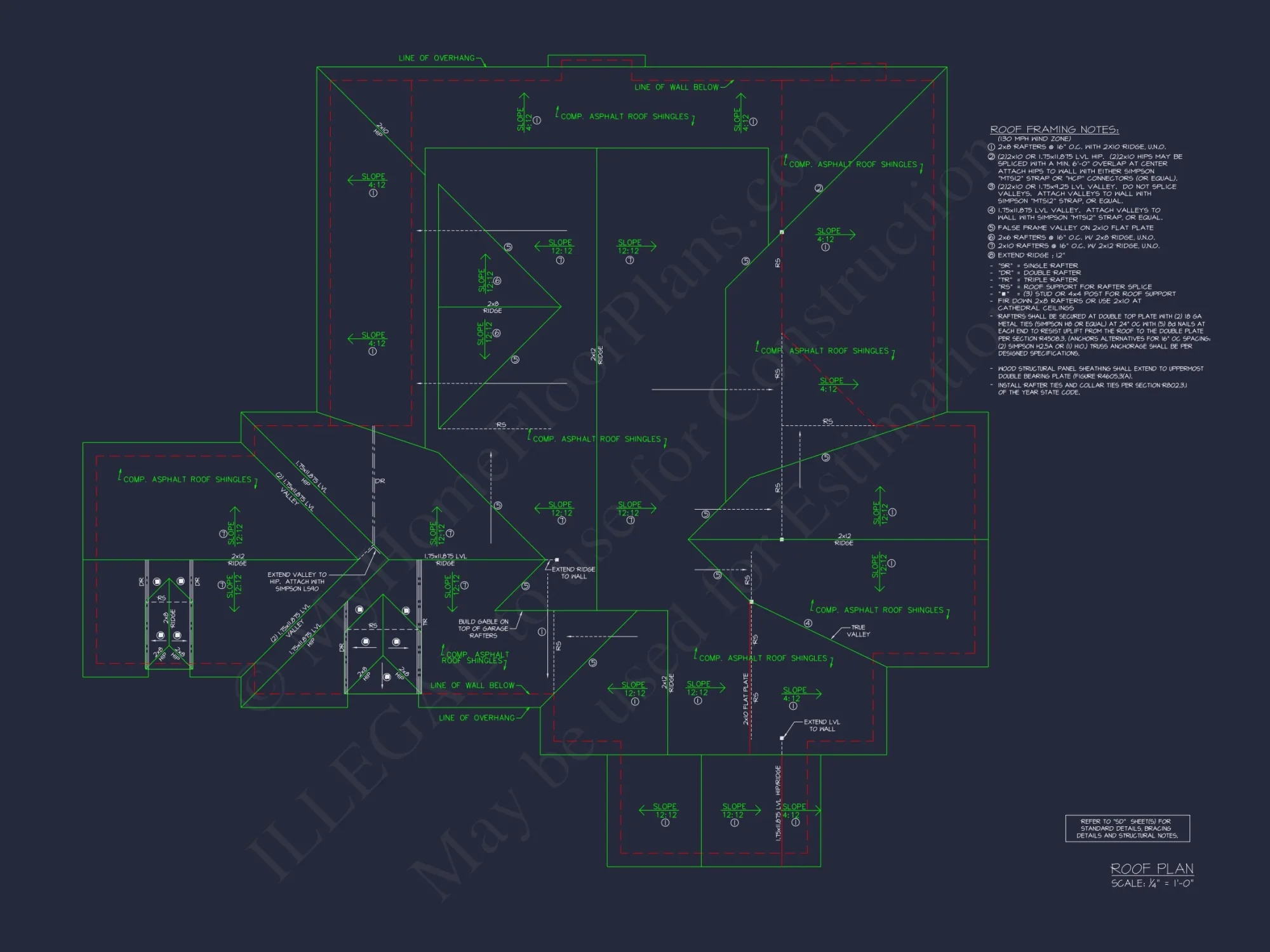 Spacious house Plan with 2-Story Designs, 4 Bedrooms & CAD