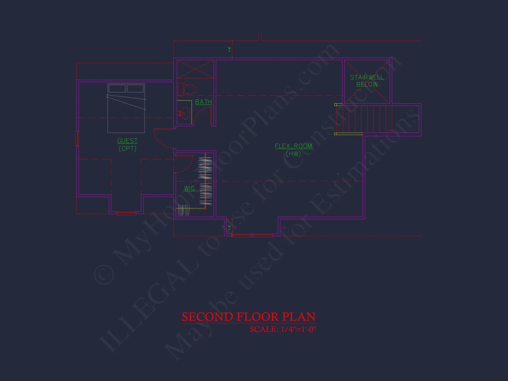 Spacious house Plan with 2-Story Designs, 4 Bedrooms & CAD