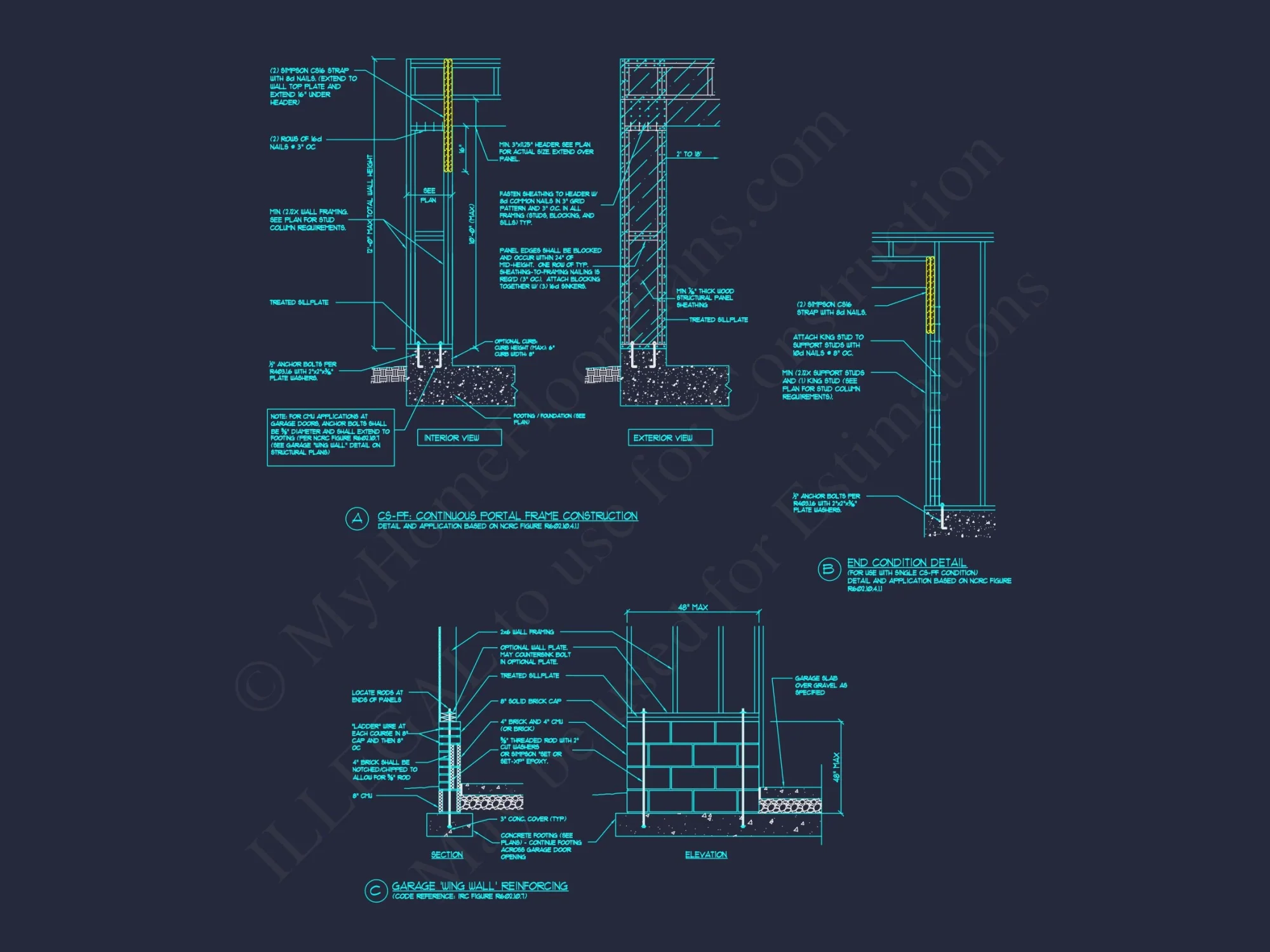 Elegant house Plan with 2-Story Floor Plan and CAD Designs