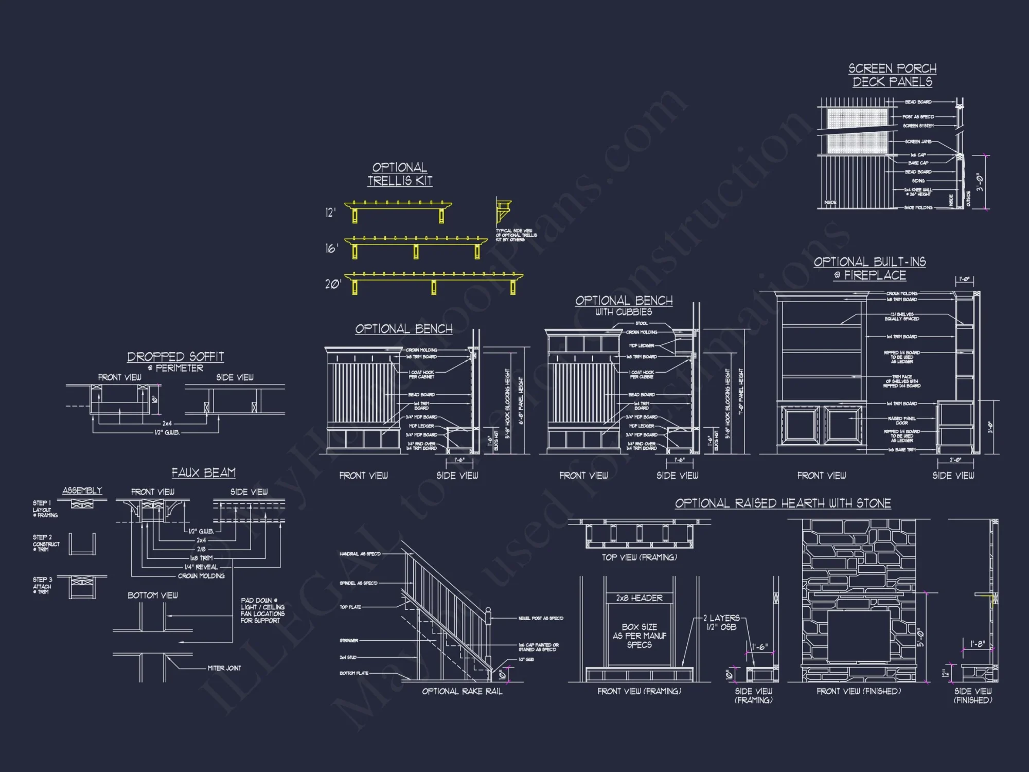 Elegant house Plan with 2-Story Floor Plan and CAD Designs