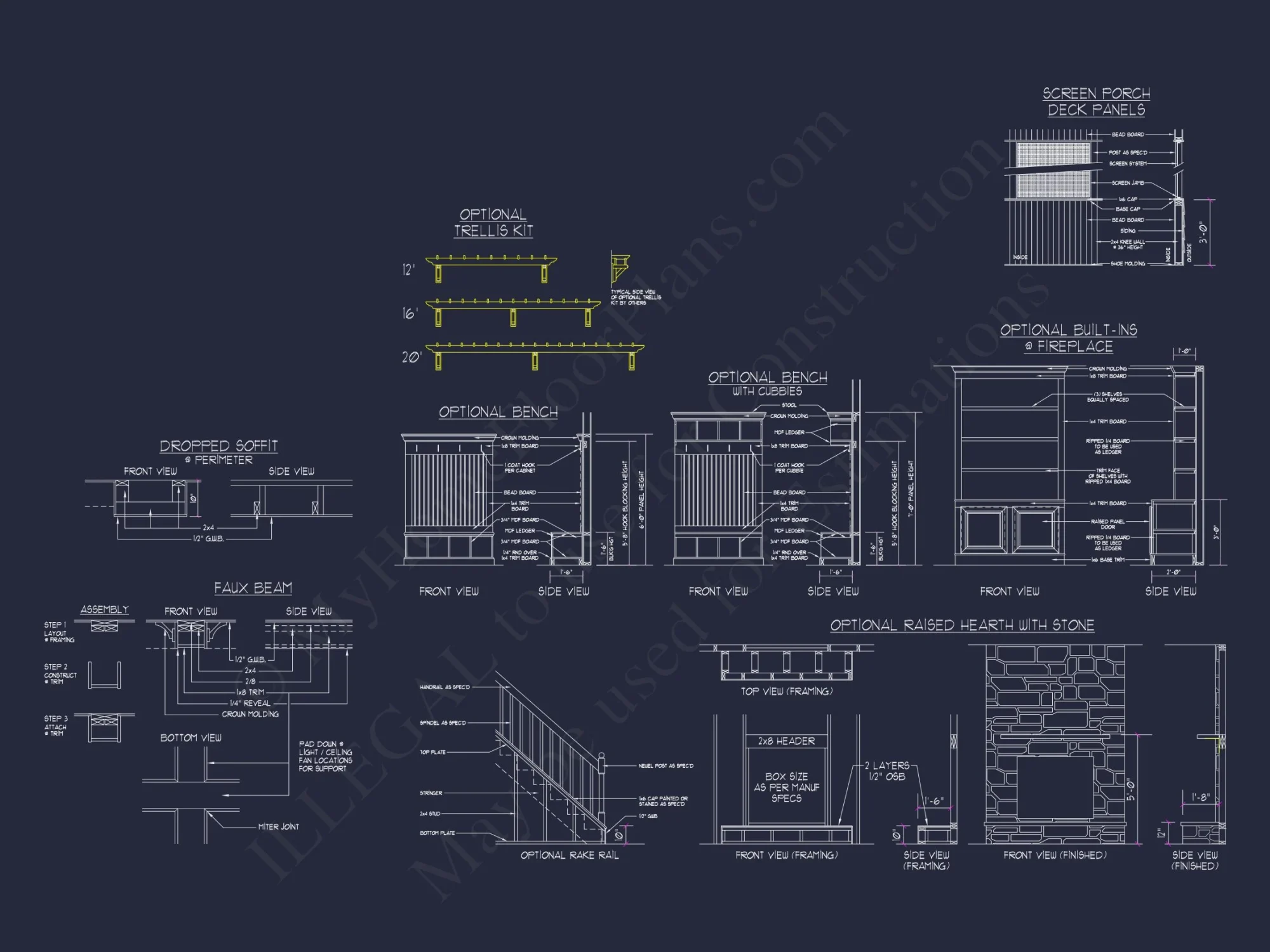 Elegant house Plan with 2-Story Floor Plan and CAD Designs