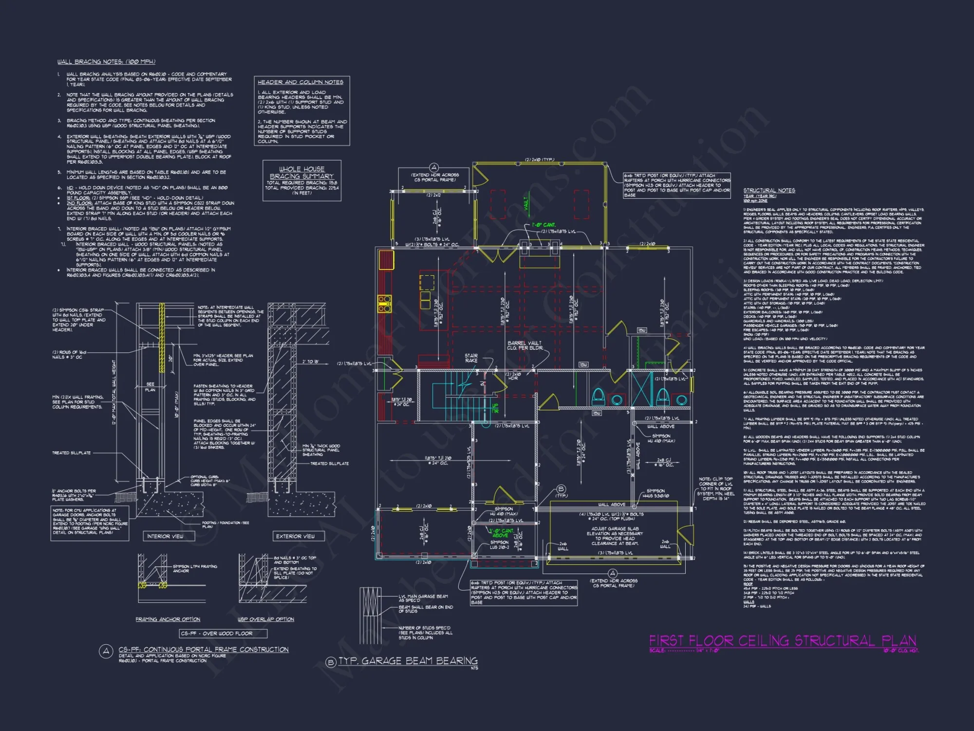 Elegant 2-Story house Plan with CAD Floor Designs & Blueprint
