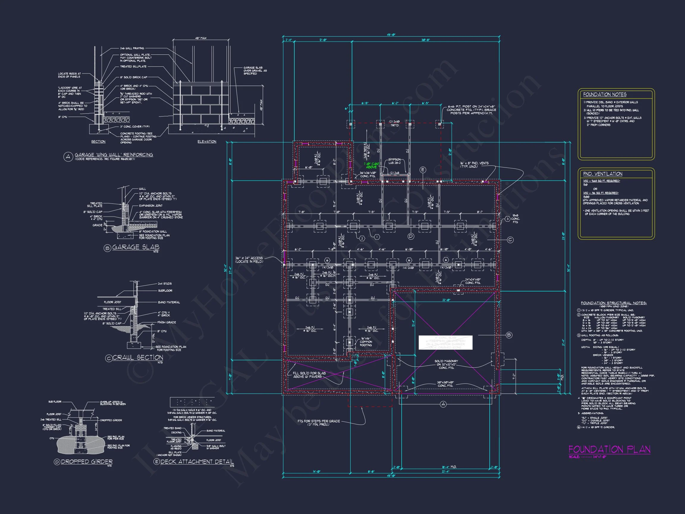 Elegant 2-Story house Plan with CAD Floor Designs & Blueprint