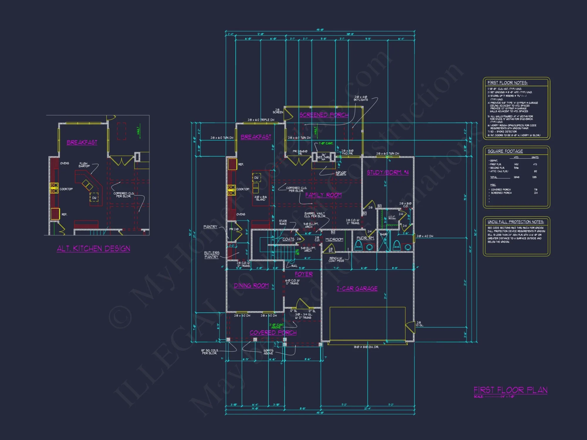 Elegant 2-Story house Plan with CAD Floor Designs & Blueprint