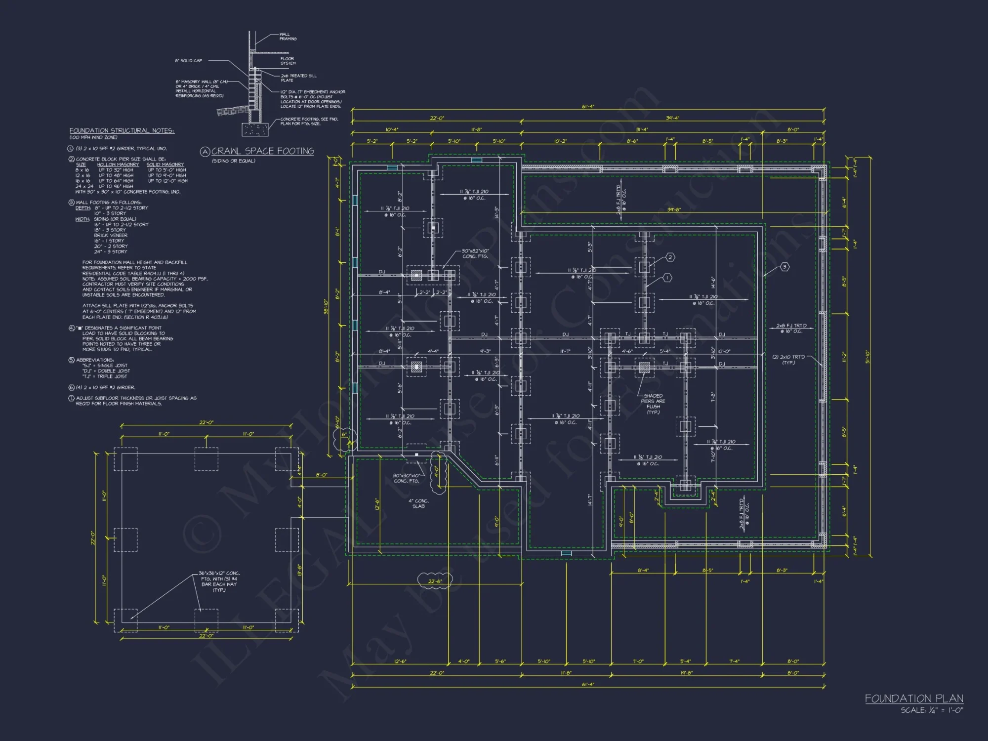 Elegant house Plan with 1.5 Floors, Full CAD Blueprint Designs