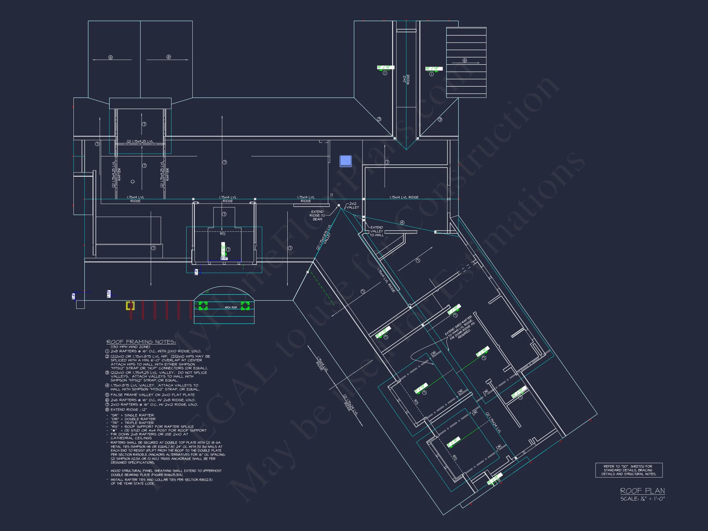 17-1676 HOUSE PLAN - Charming Craftsman House Plan with 1.5 Floors and Angled Garage 19 Charming Craftsman house Plan with 1.5 Floors and Angled Garage