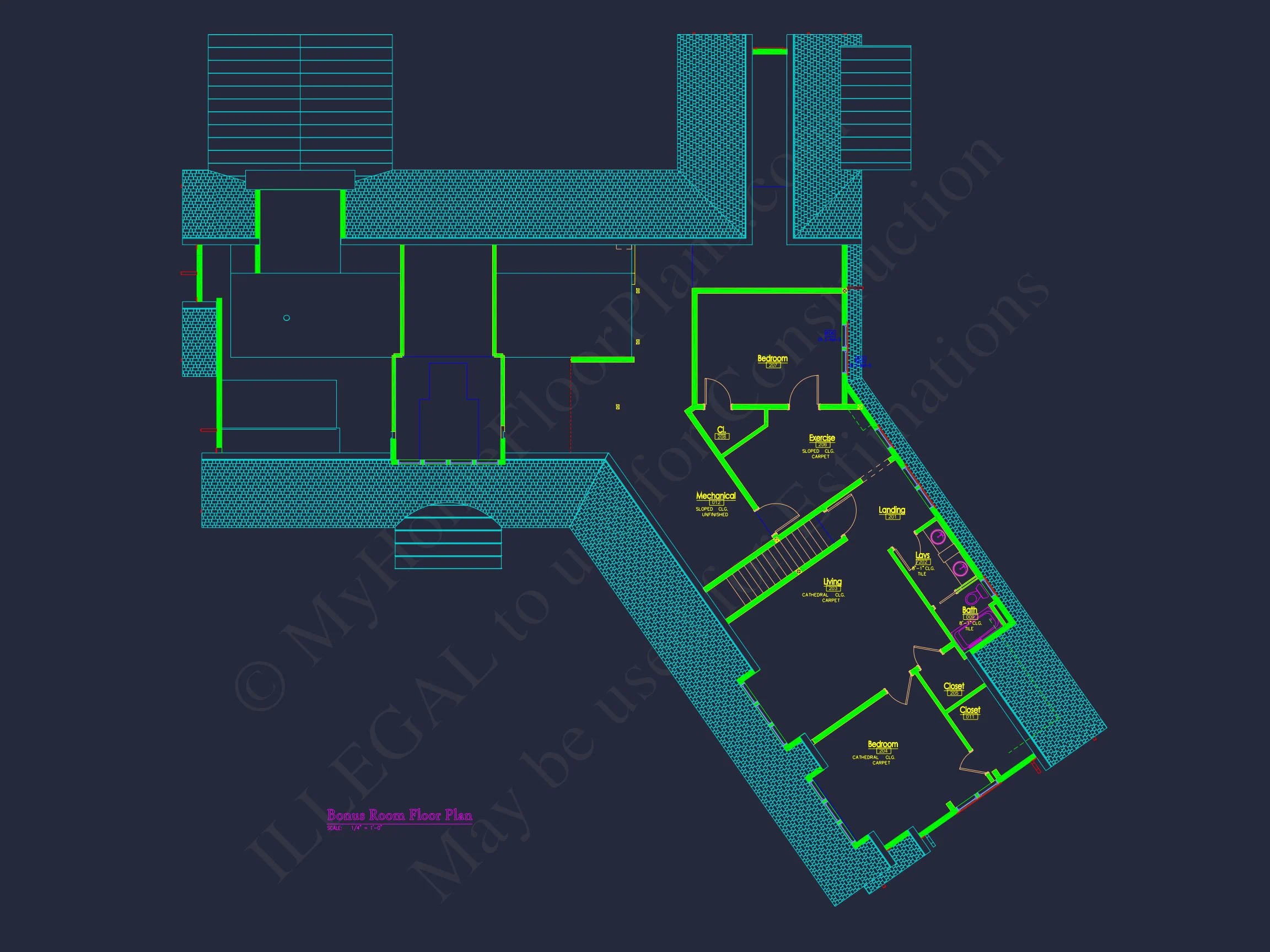 17-1676 HOUSE PLAN - Charming Craftsman House Plan with 1.5 Floors and Angled Garage 9 Charming Craftsman house Plan with 1.5 Floors and Angled Garage