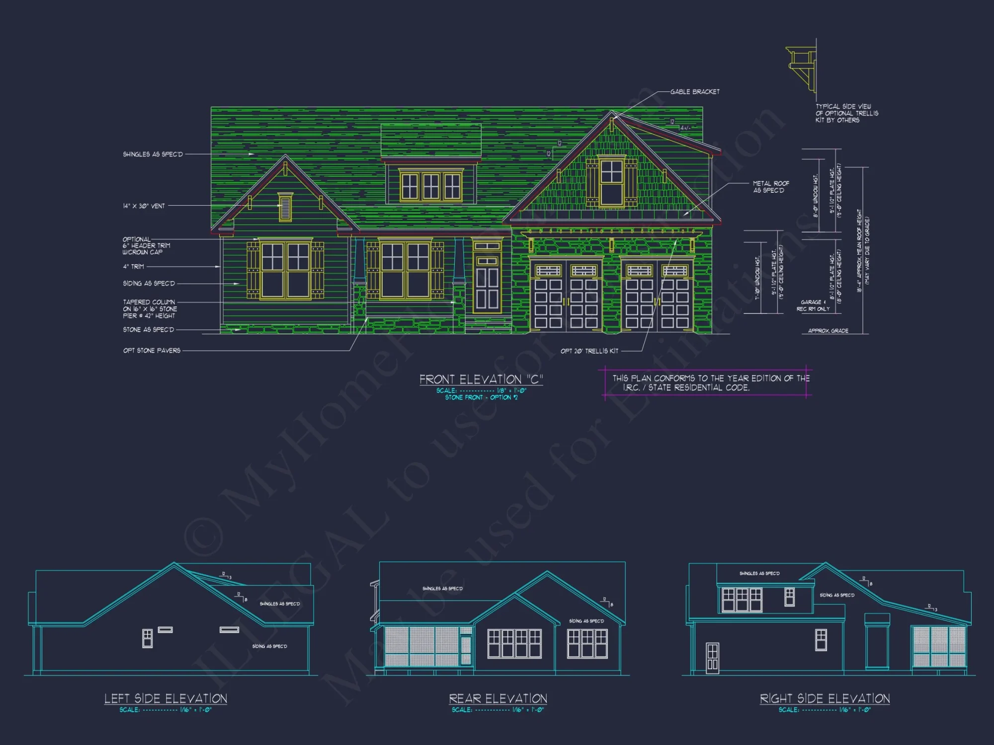 Craftsman house Plan with 1.5 Floors and Stunning Designs