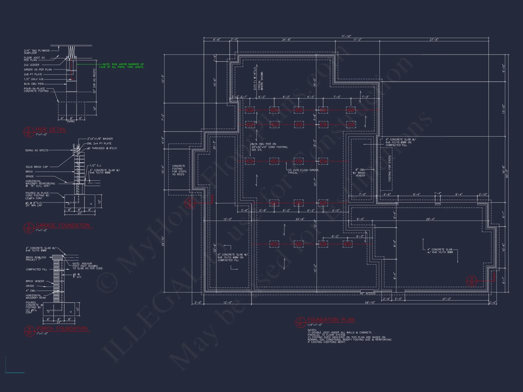 Elegant house Floor Plan with Blueprint & CAD Designs