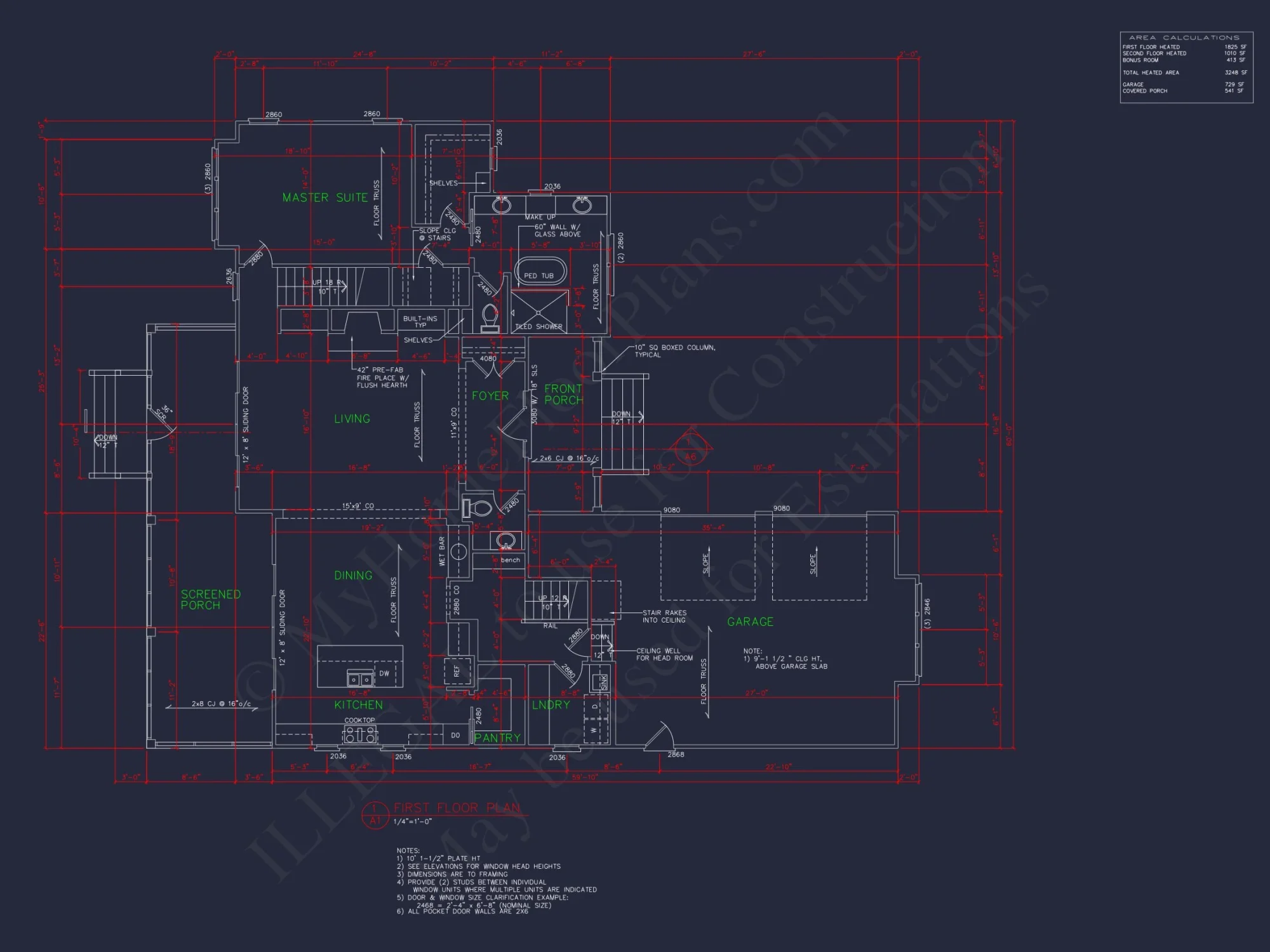 Elegant house Floor Plan with Blueprint & CAD Designs