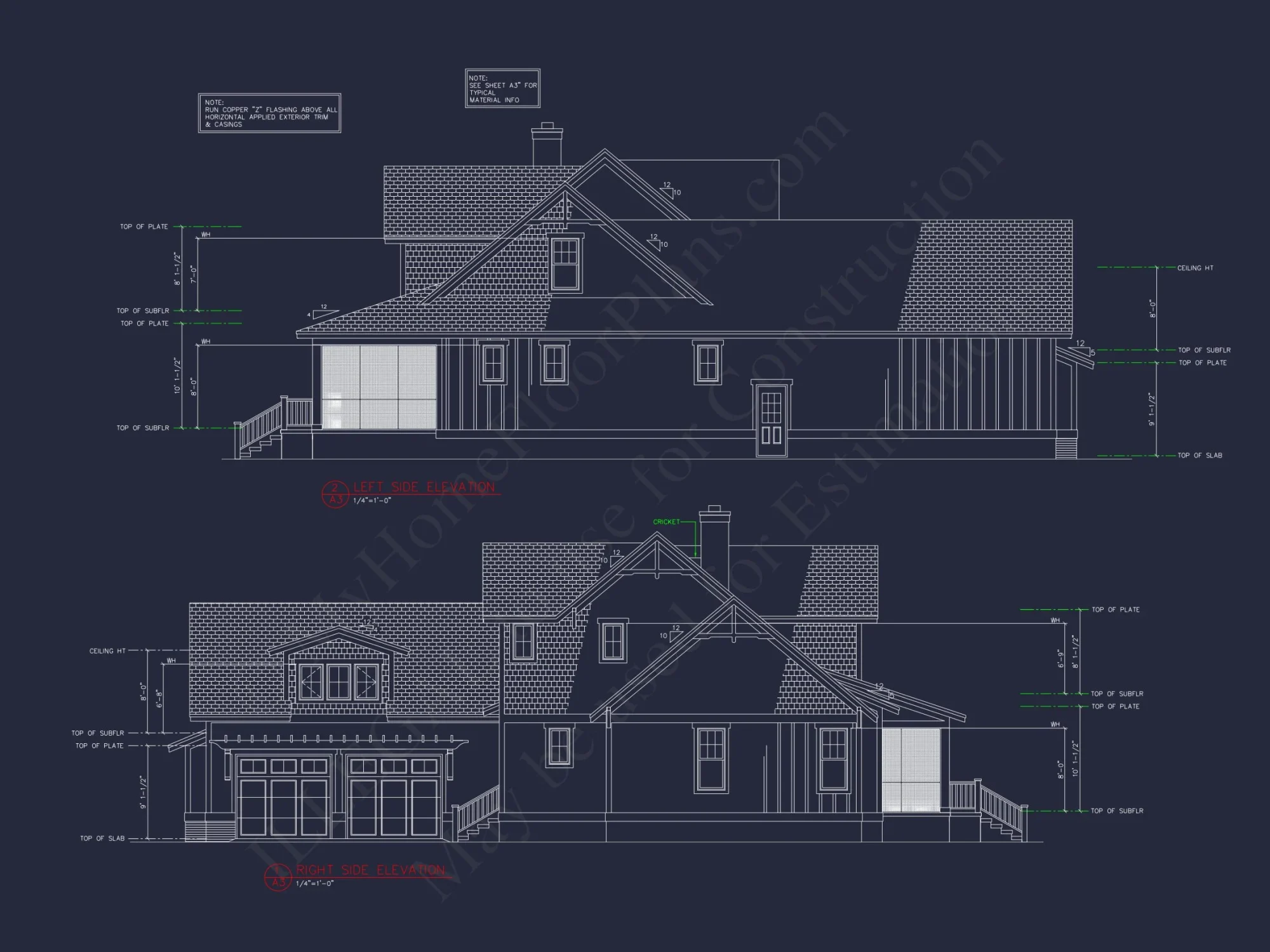 Elegant house Floor Plan with Blueprint & CAD Designs