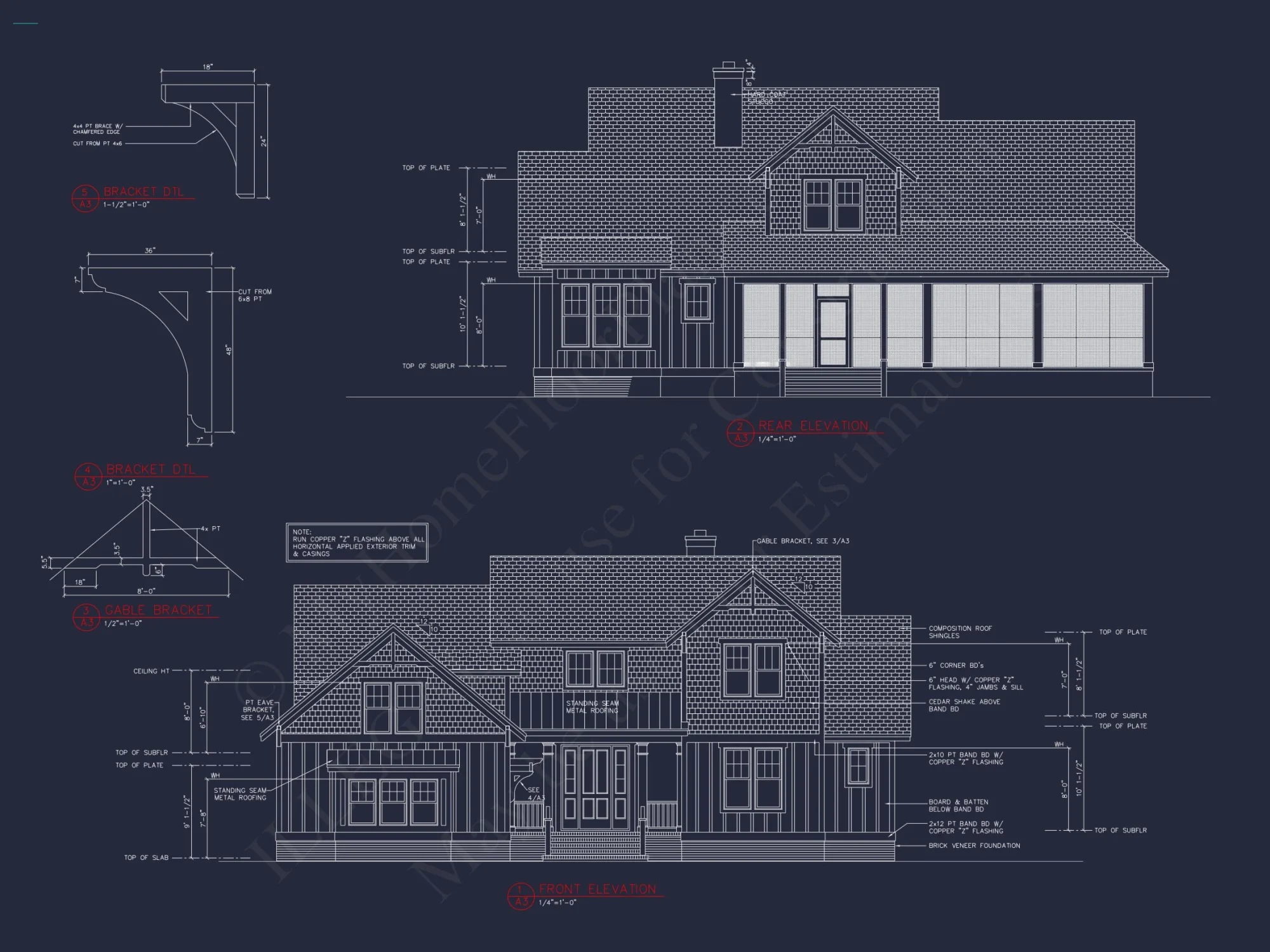 Elegant house Floor Plan with Blueprint & CAD Designs