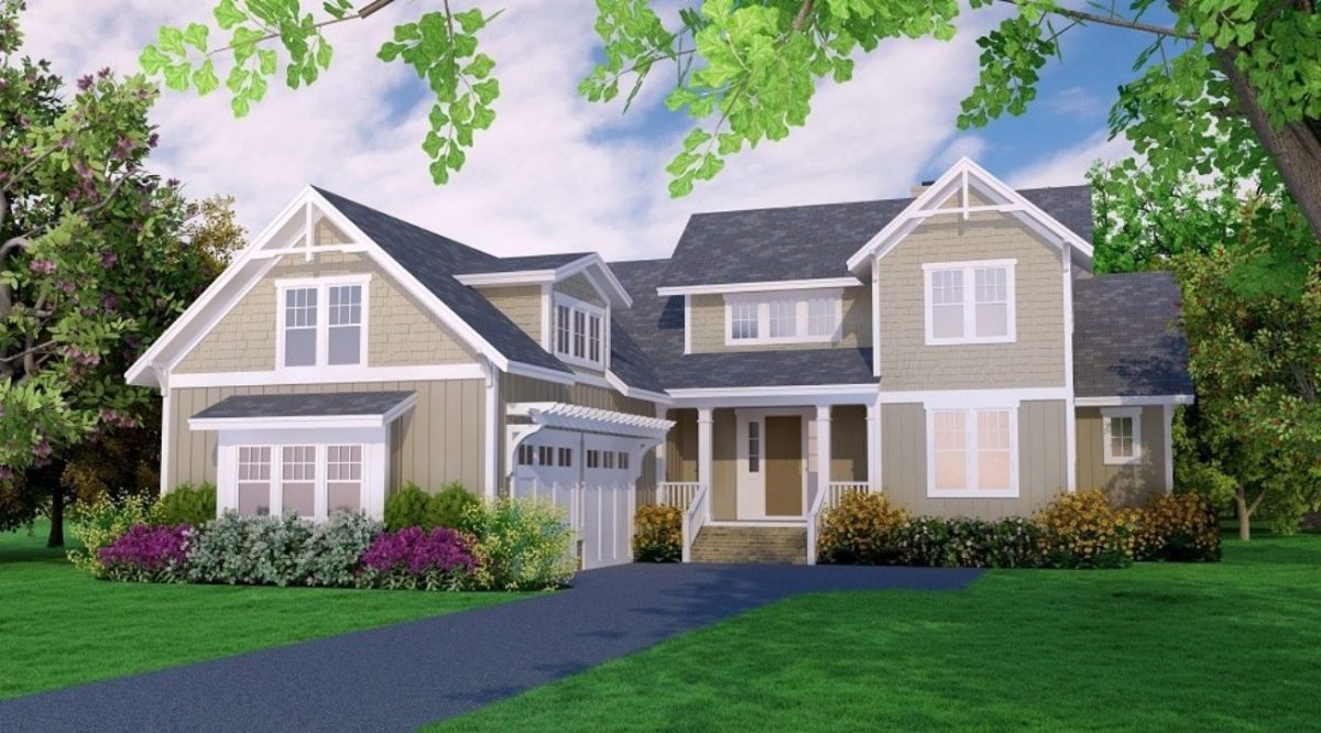 Elegant house Floor Plan with Blueprint & CAD Designs