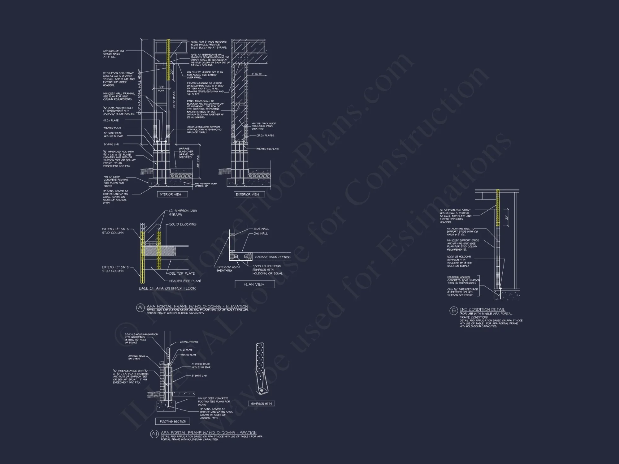 Luxurious 2-Story house Plan and Blueprint for Modern Designs