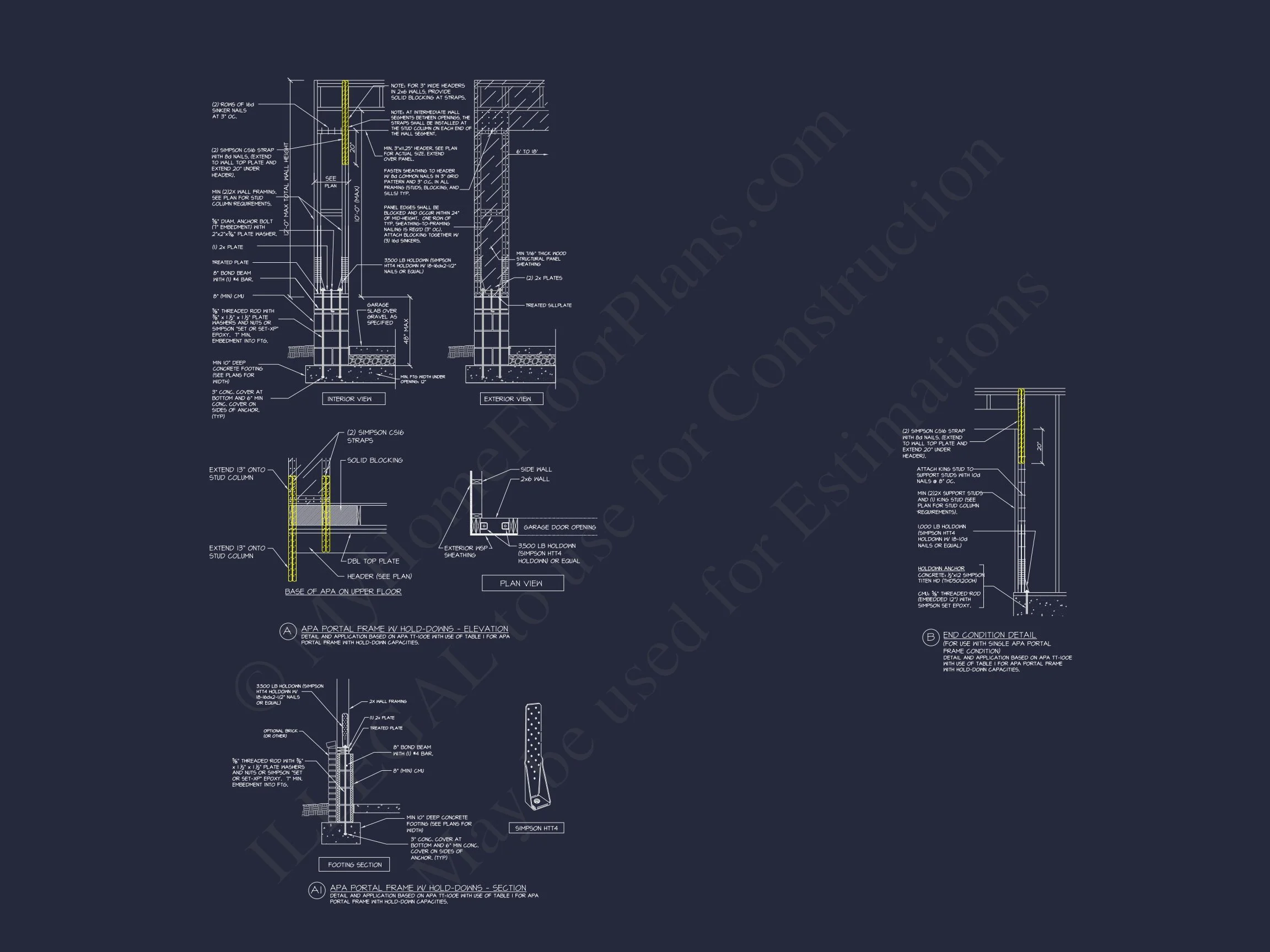 Luxurious 2-Story house Plan and Blueprint for Modern Designs
