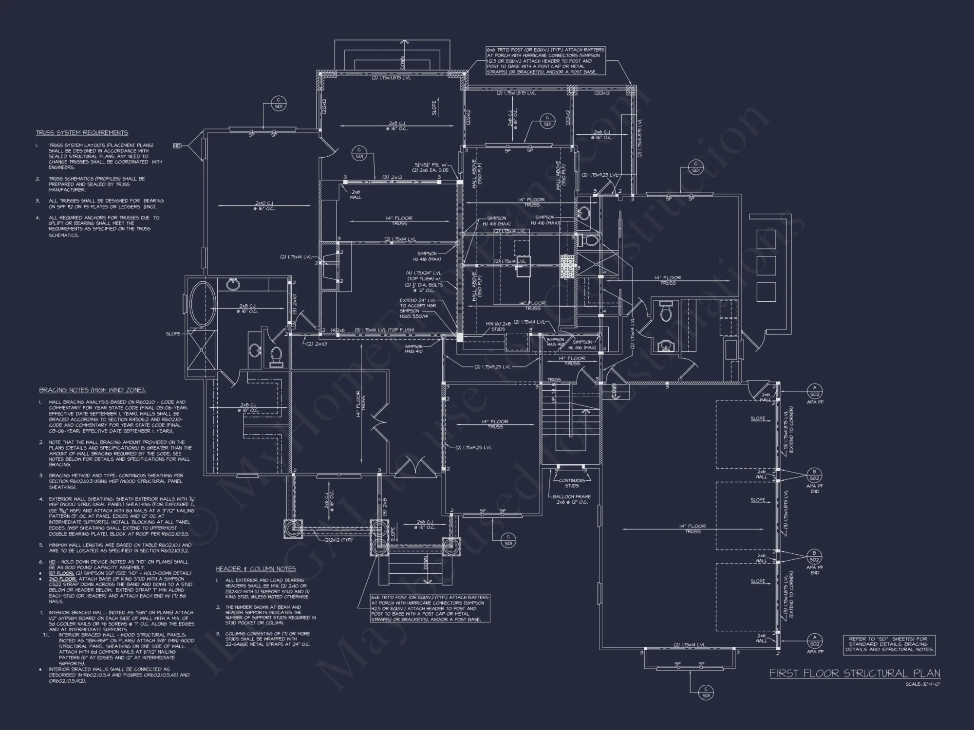 Luxurious 2-Story house Plan and Blueprint for Modern Designs