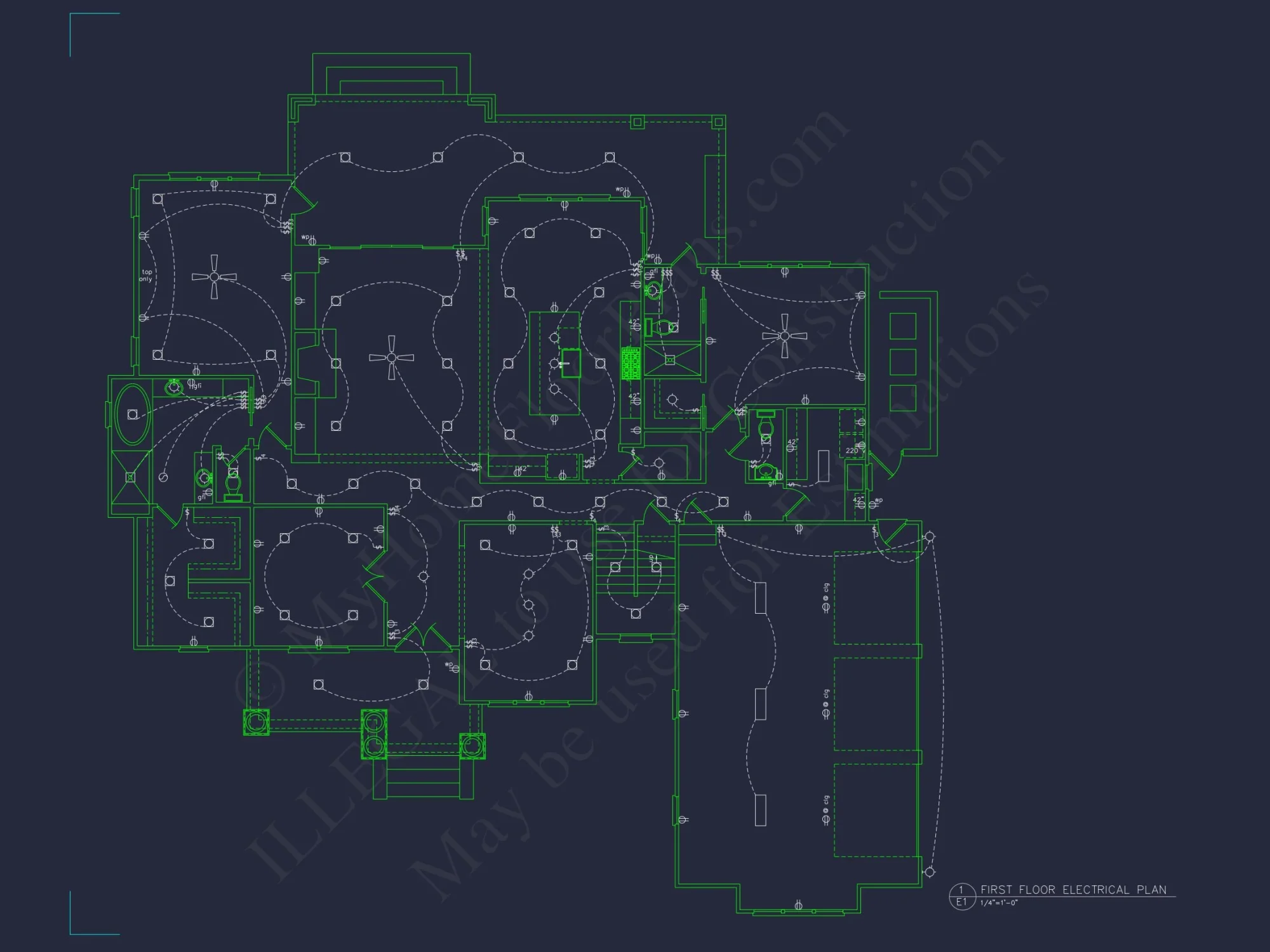 Luxurious 2-Story house Plan and Blueprint for Modern Designs