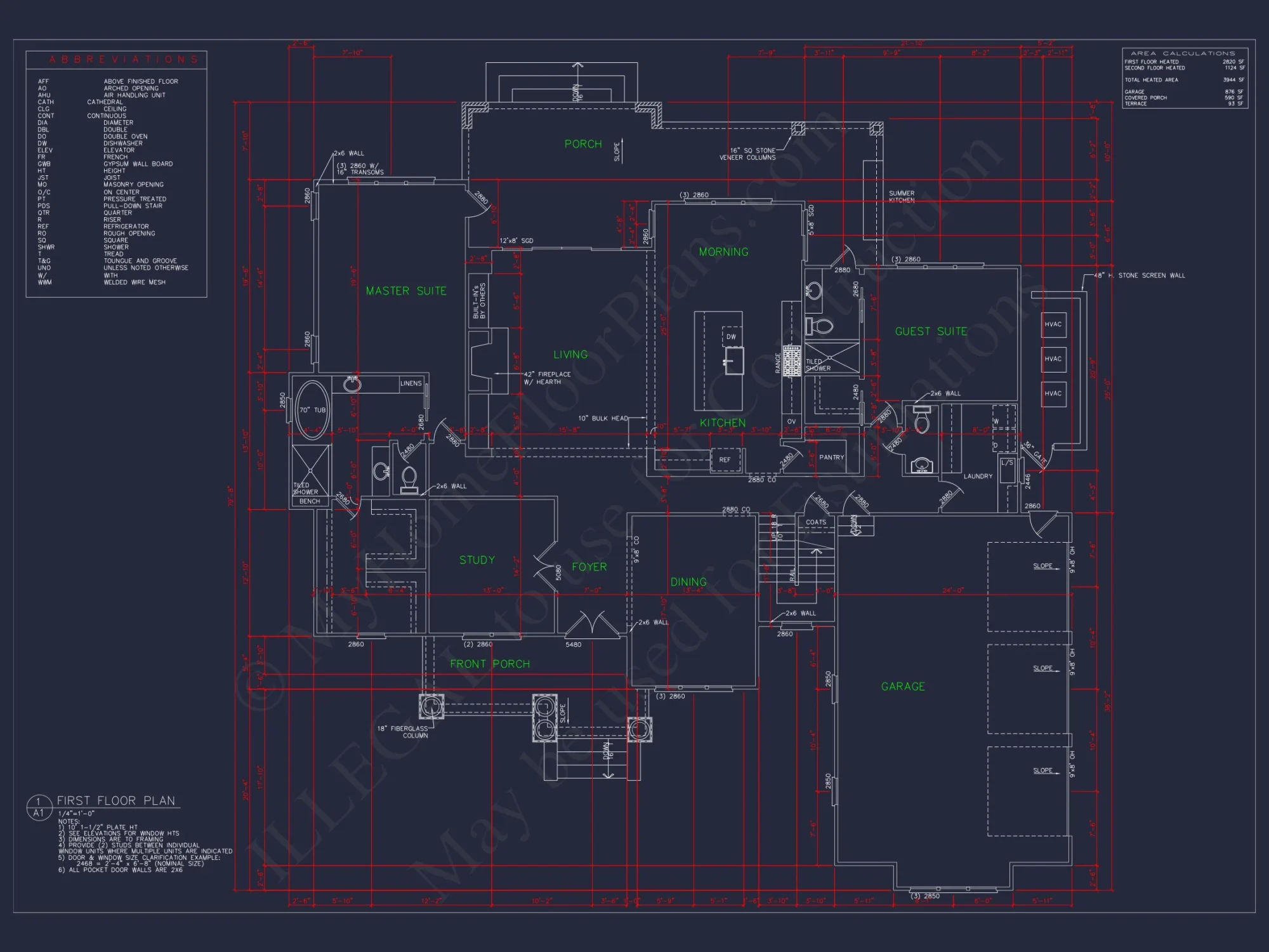 Luxurious 2-Story house Plan and Blueprint for Modern Designs