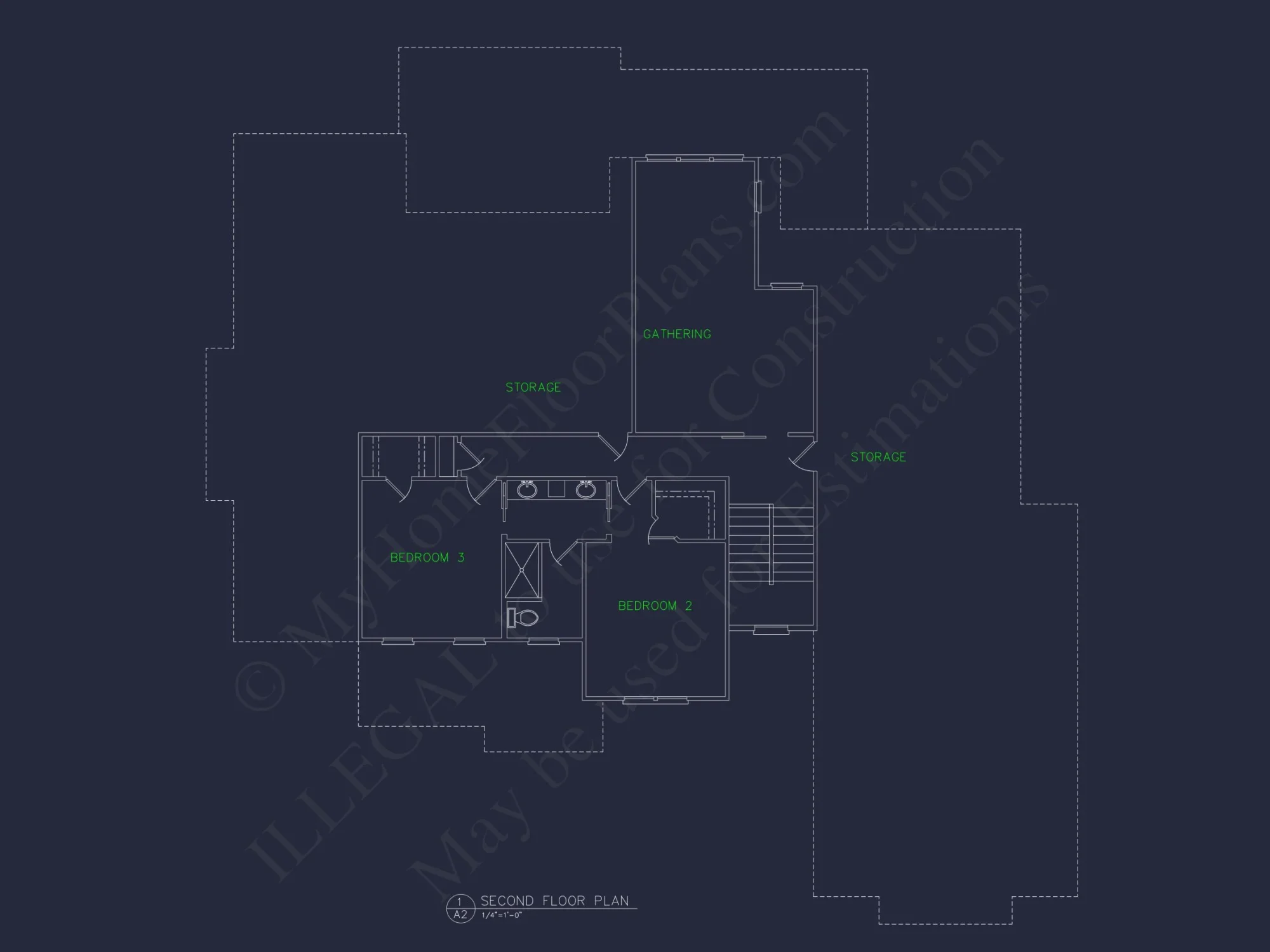 Luxurious 2-Story house Plan and Blueprint for Modern Designs