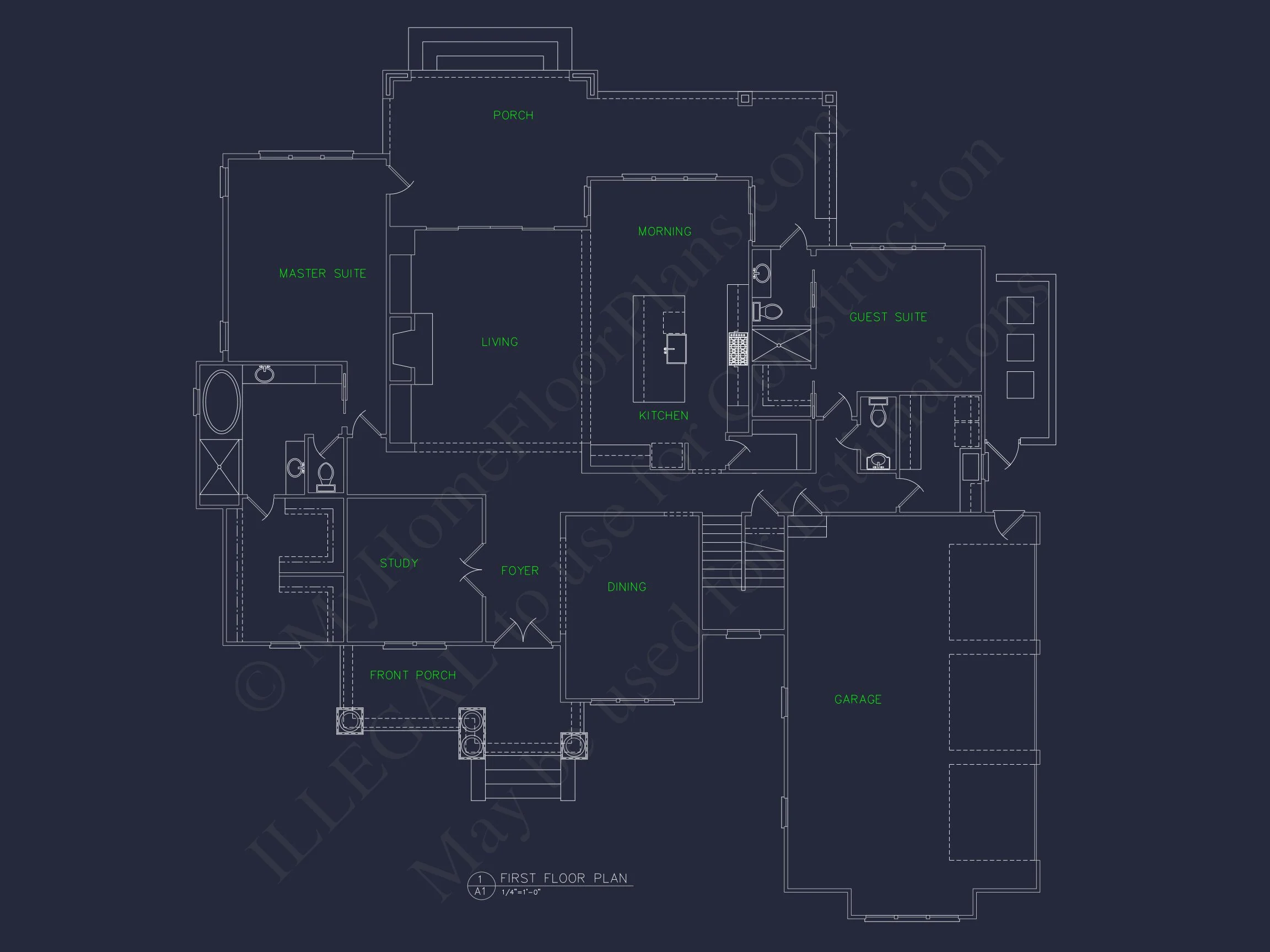 Luxurious 2-Story house Plan and Blueprint for Modern Designs