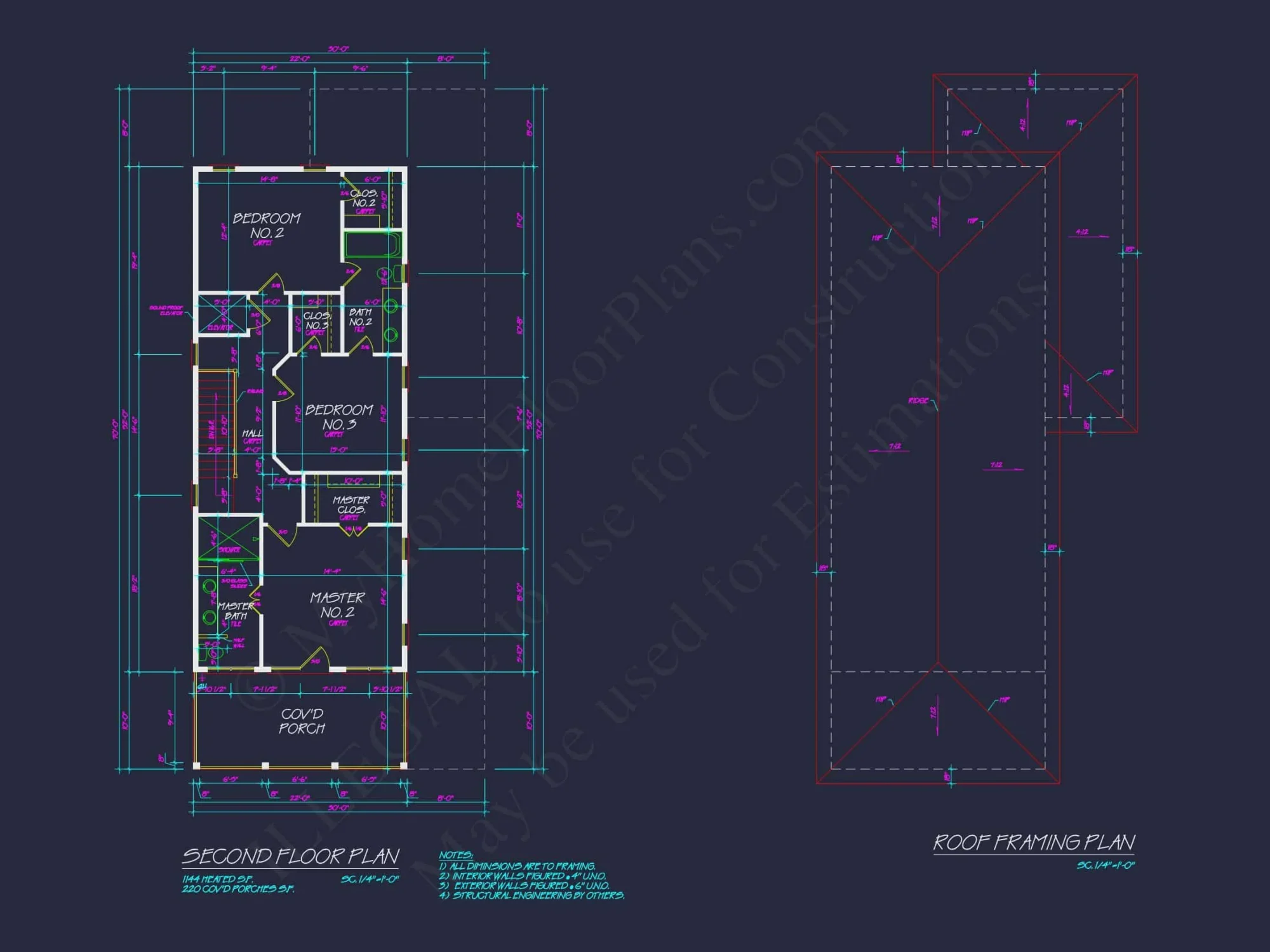 Charming Coastal house Plan with 4 Beds