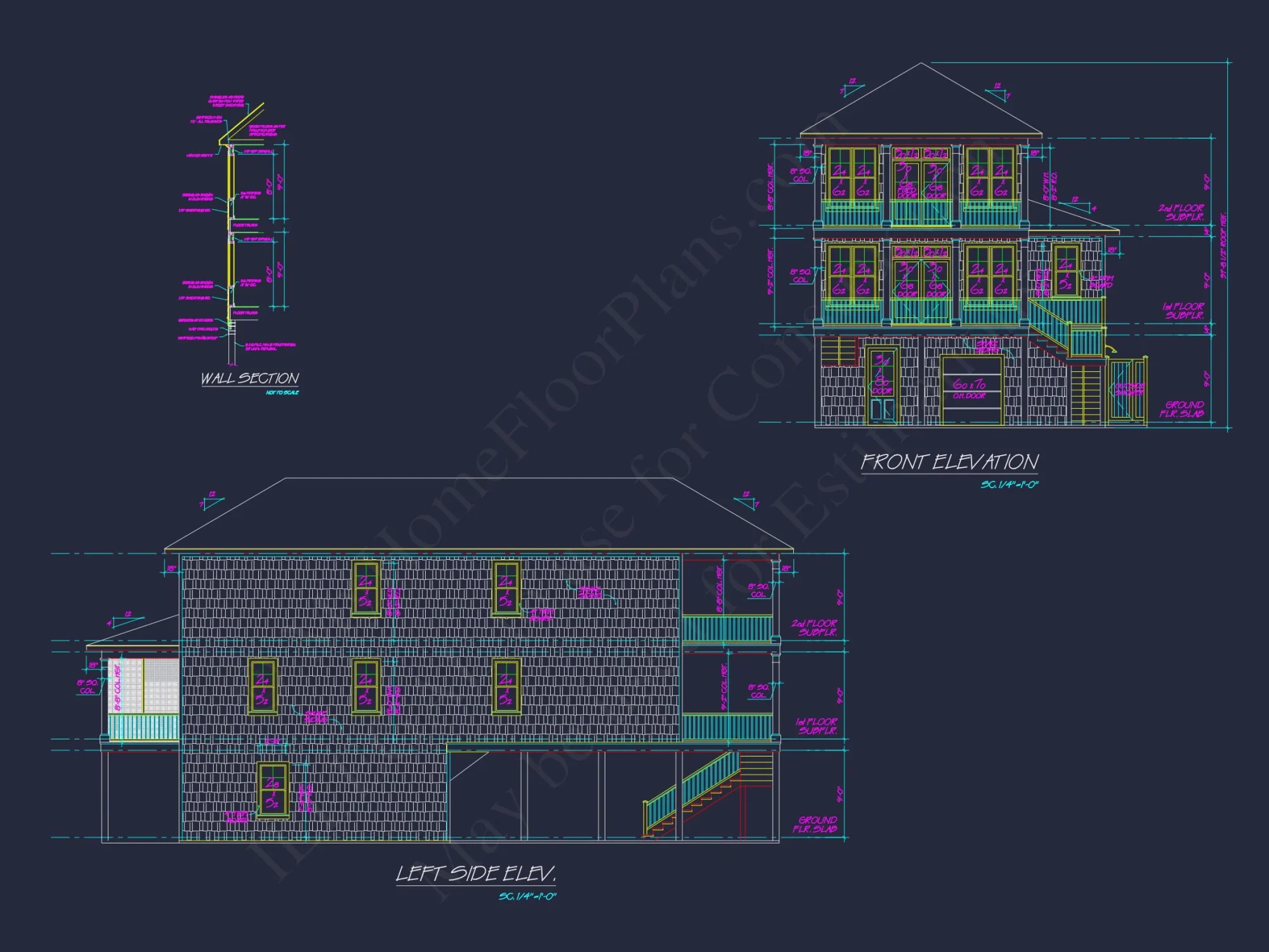 Charming Coastal house Plan with 4 Beds