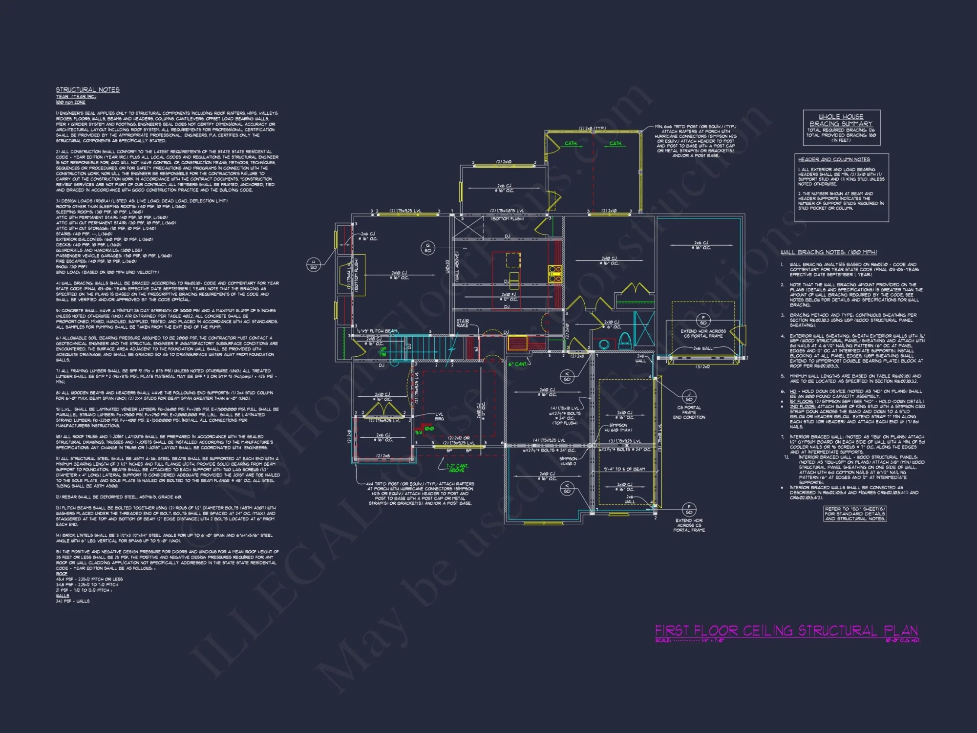 Spacious house Plan: Stunning Blueprint for 4-Bed Designs