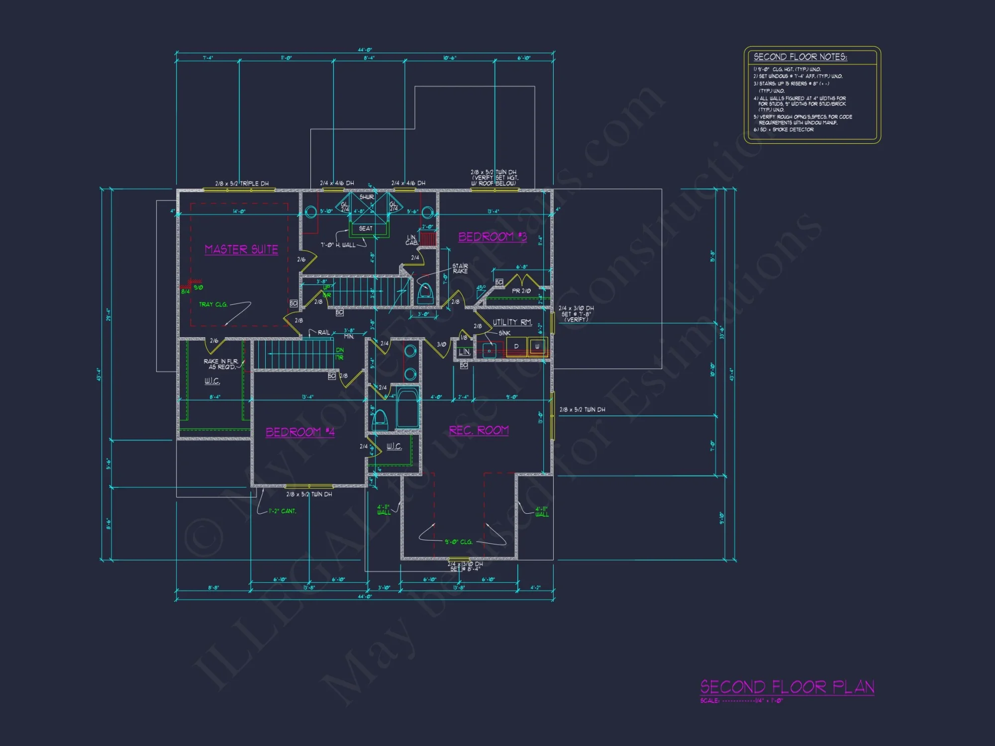 Spacious house Plan: Stunning Blueprint for 4-Bed Designs
