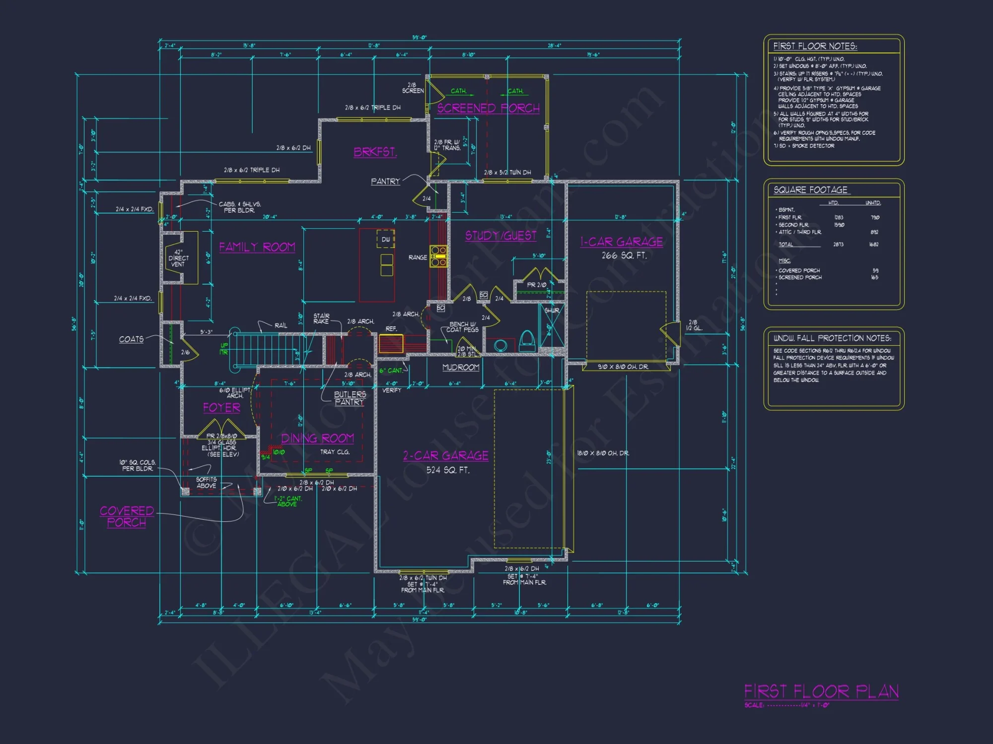 Spacious house Plan: Stunning Blueprint for 4-Bed Designs