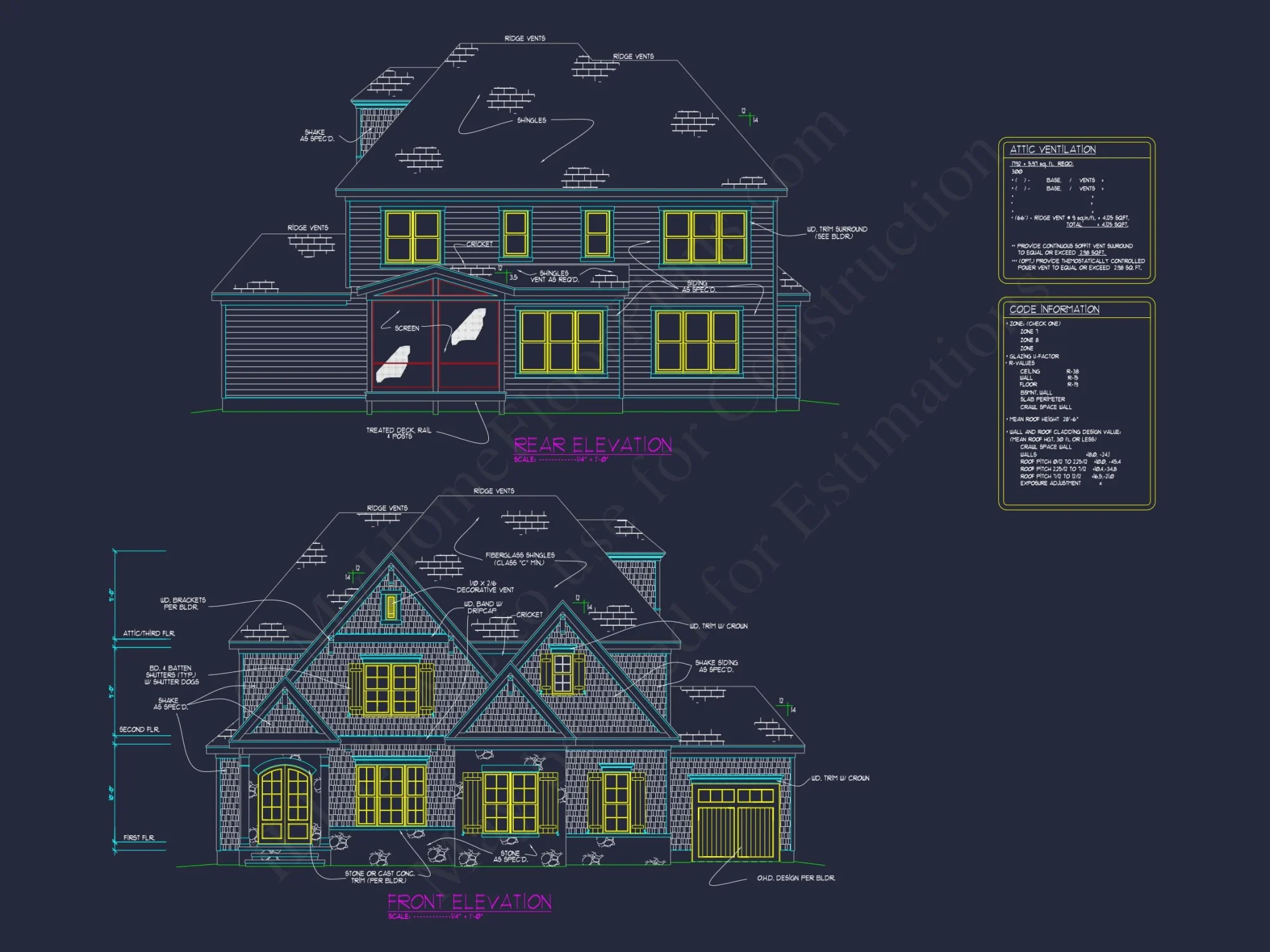 Spacious house Plan: Stunning Blueprint for 4-Bed Designs