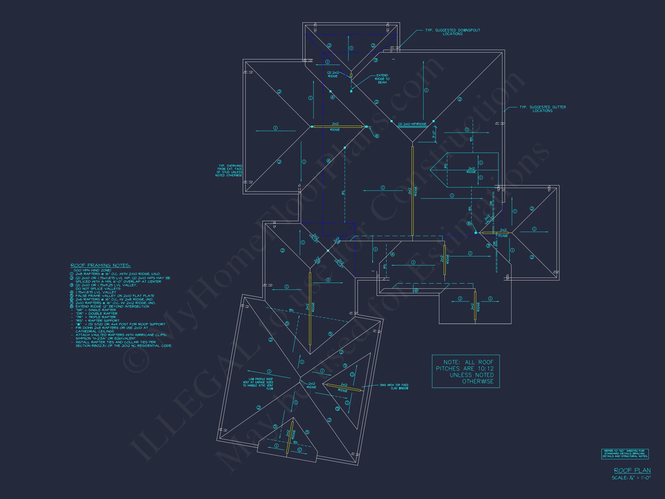 17-1606 HOUSE PLAN - Elegant 2-Story House Plan with Spacious Floor Designs & CAD 13 Elegant 2-Story house Plan with Spacious Floor Designs & CAD