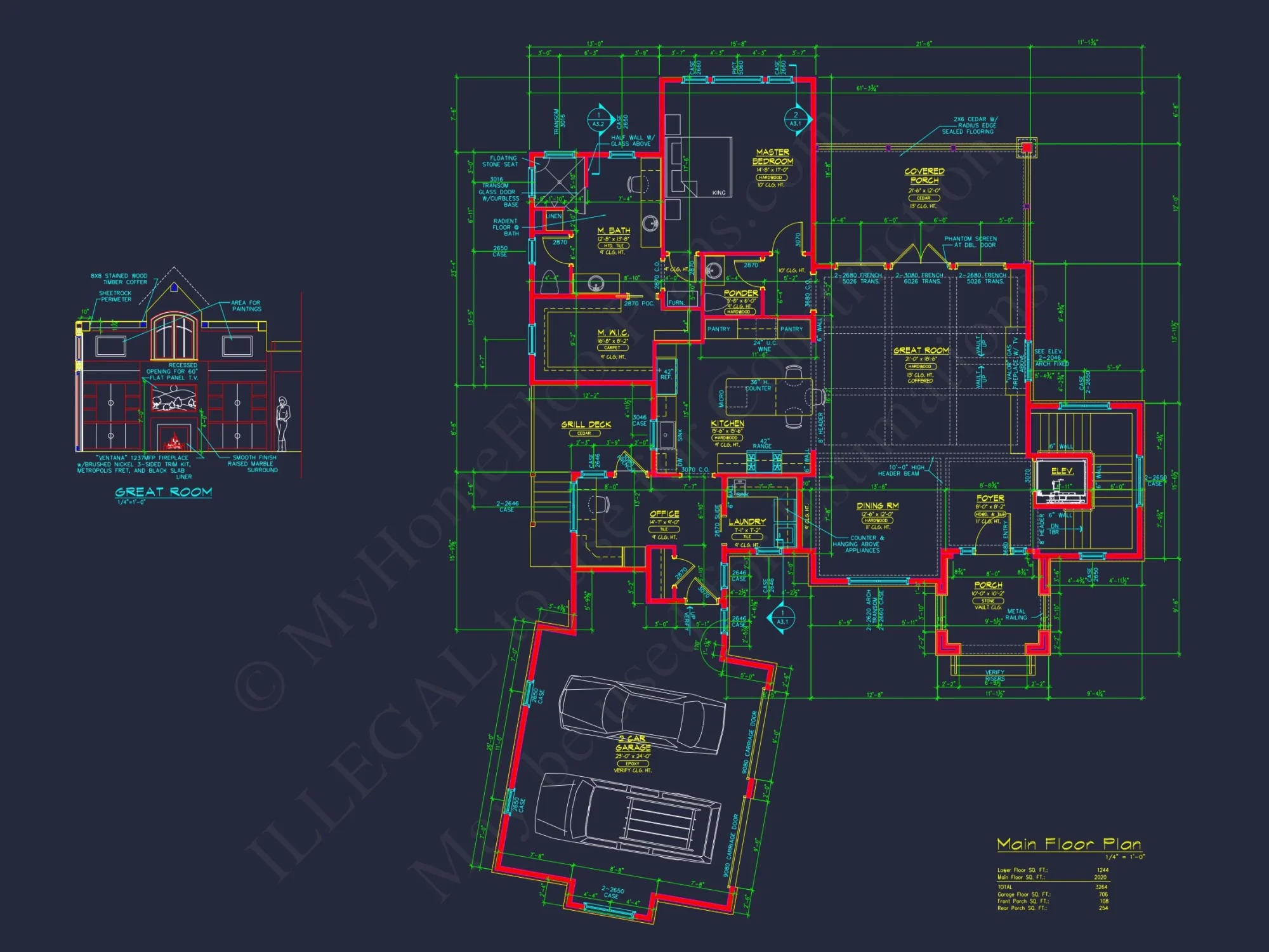 Elegant 2-Story house Plan with Spacious Floor Designs & CAD
