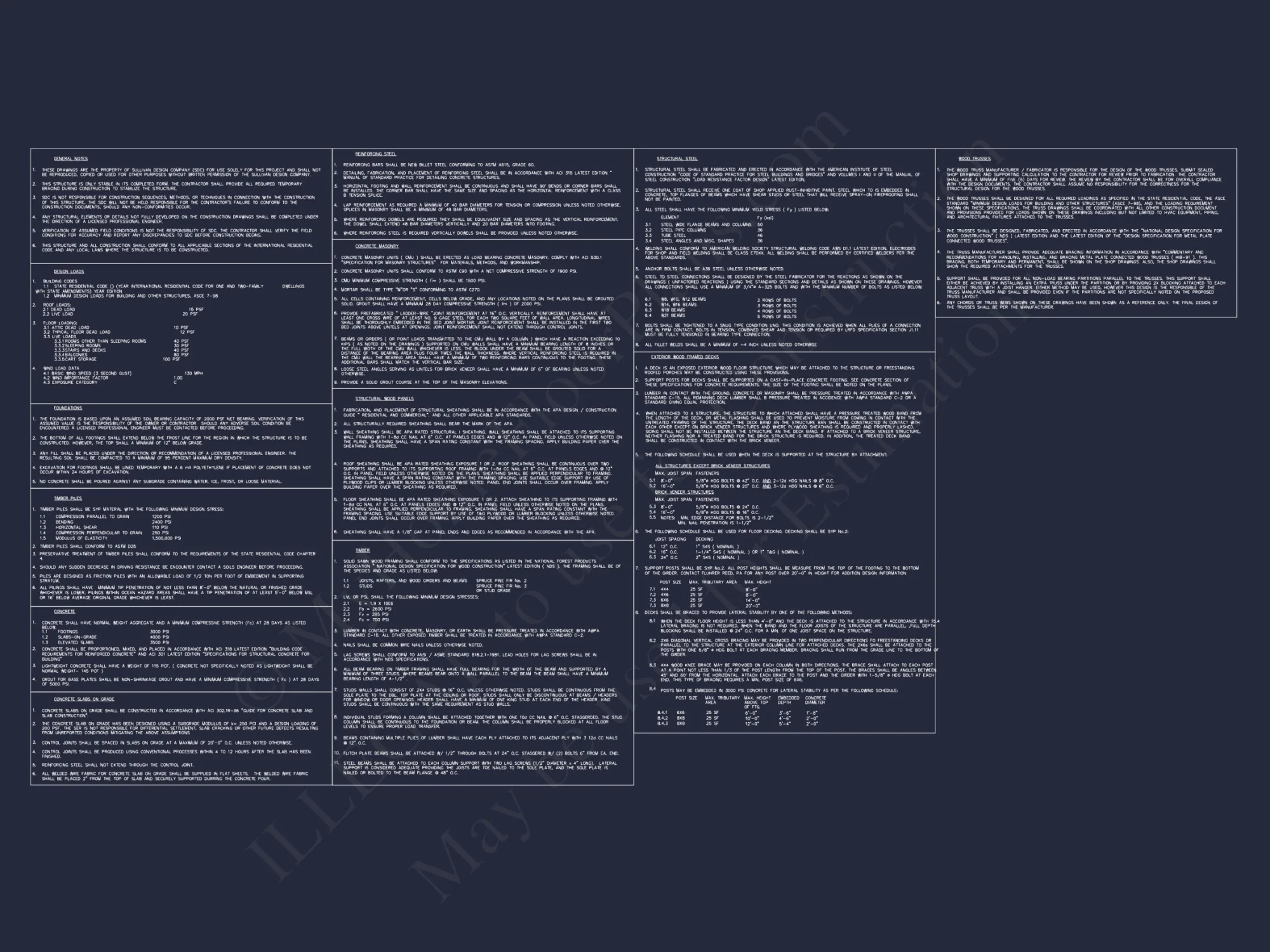 Coastal house Floor Plan: 4-Story Design with CAD Blueprint