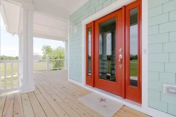 Coastal house Floor Plan: 4-Story Design with CAD Blueprint