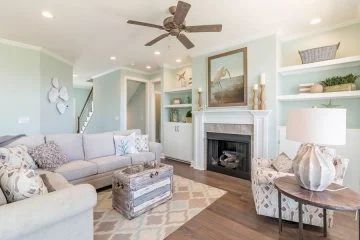 Coastal house Floor Plan: 4-Story Design with CAD Blueprint