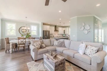 Coastal house Floor Plan: 4-Story Design with CAD Blueprint