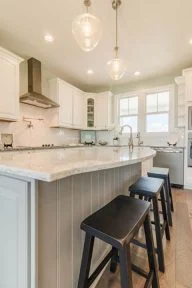 Coastal house Floor Plan: 4-Story Design with CAD Blueprint