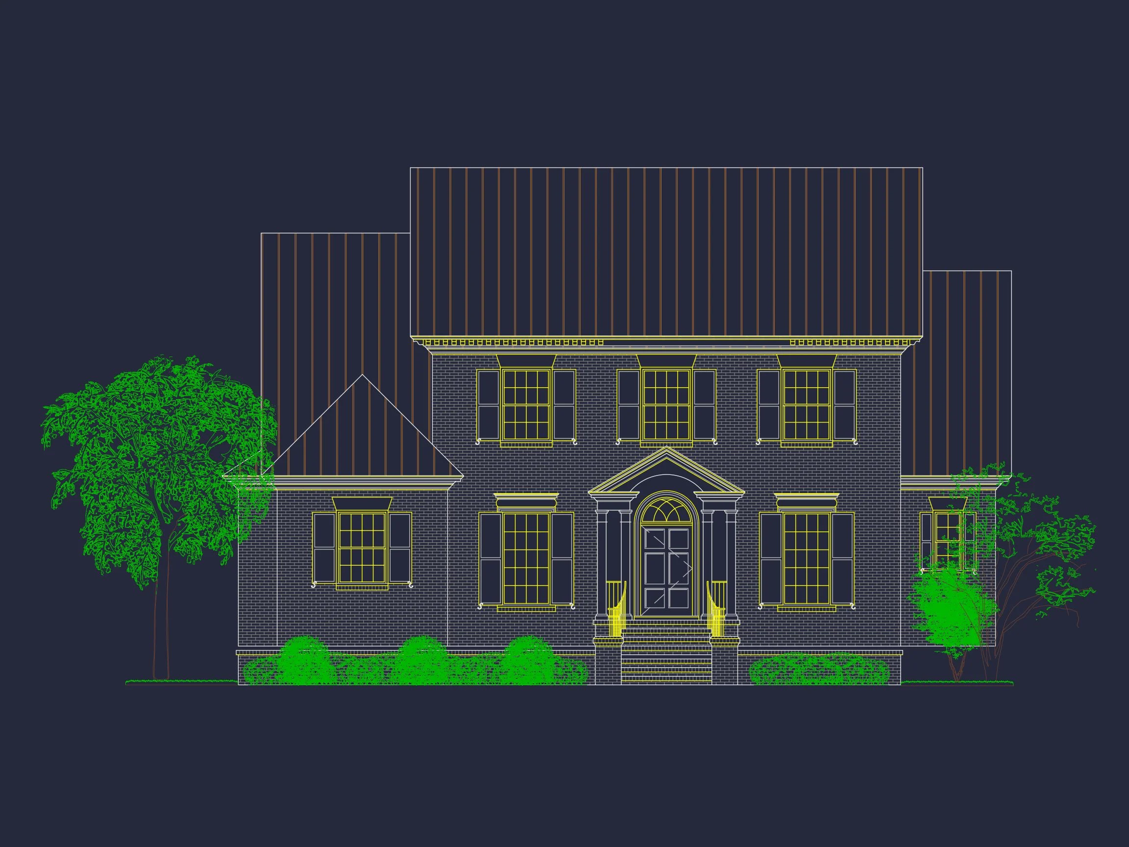 17-1568 HOUSE PLAN - Stunning House Floor Plan with CAD Designs & Blueprint Features 6 Stunning house Floor Plan with CAD Designs & Blueprint Features