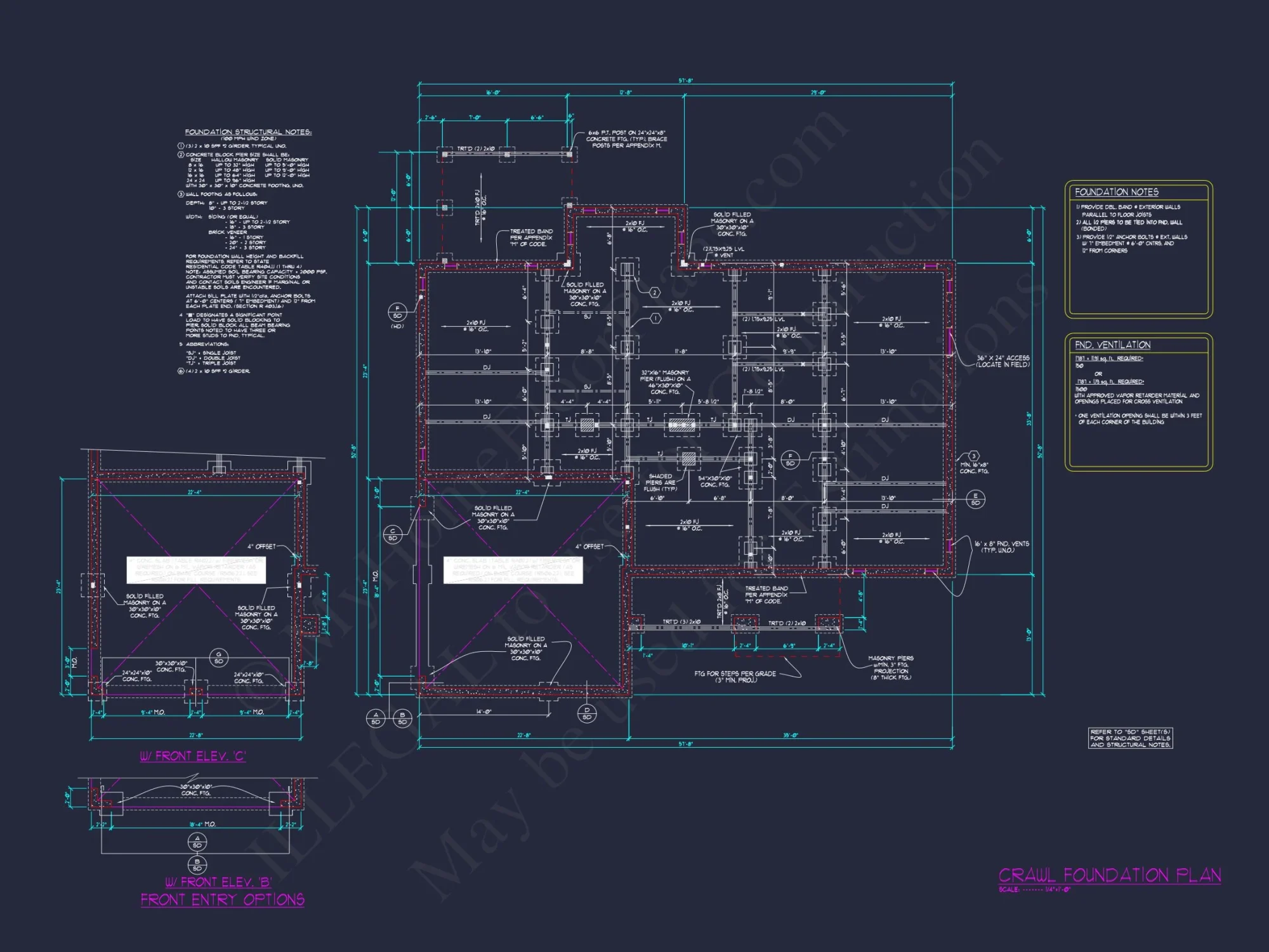 Elegant house Plan with Detailed Floor Plan, CAD Blueprint, and Architectural Designs
