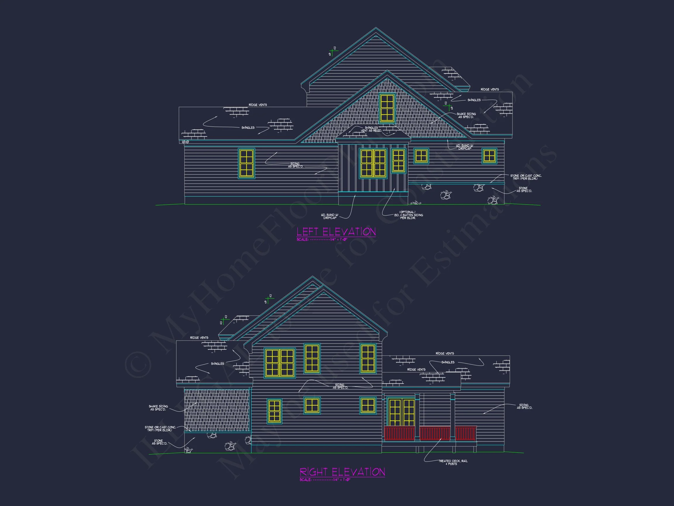 Charming Shingle-Style house Plan with CAD Designs and Blueprints