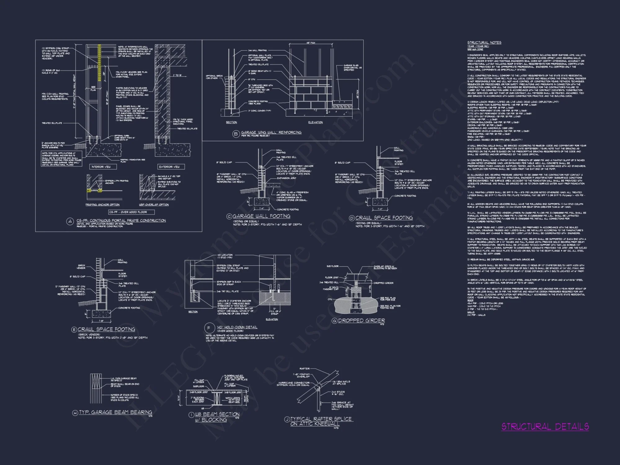 Modern house Floor Plan with 4 Bedrooms, CAD Designs & Features