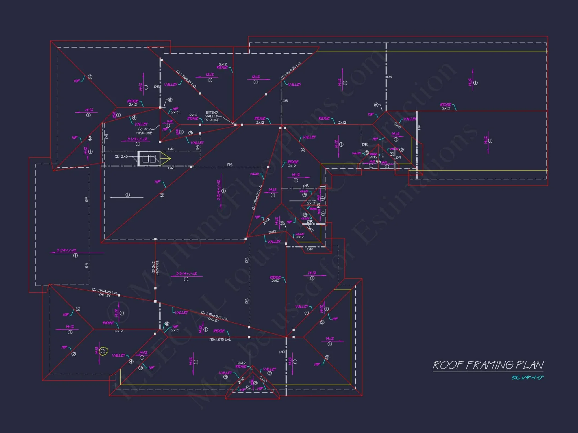 Elegant house Plan with 2-Story Blueprint and French Country Design