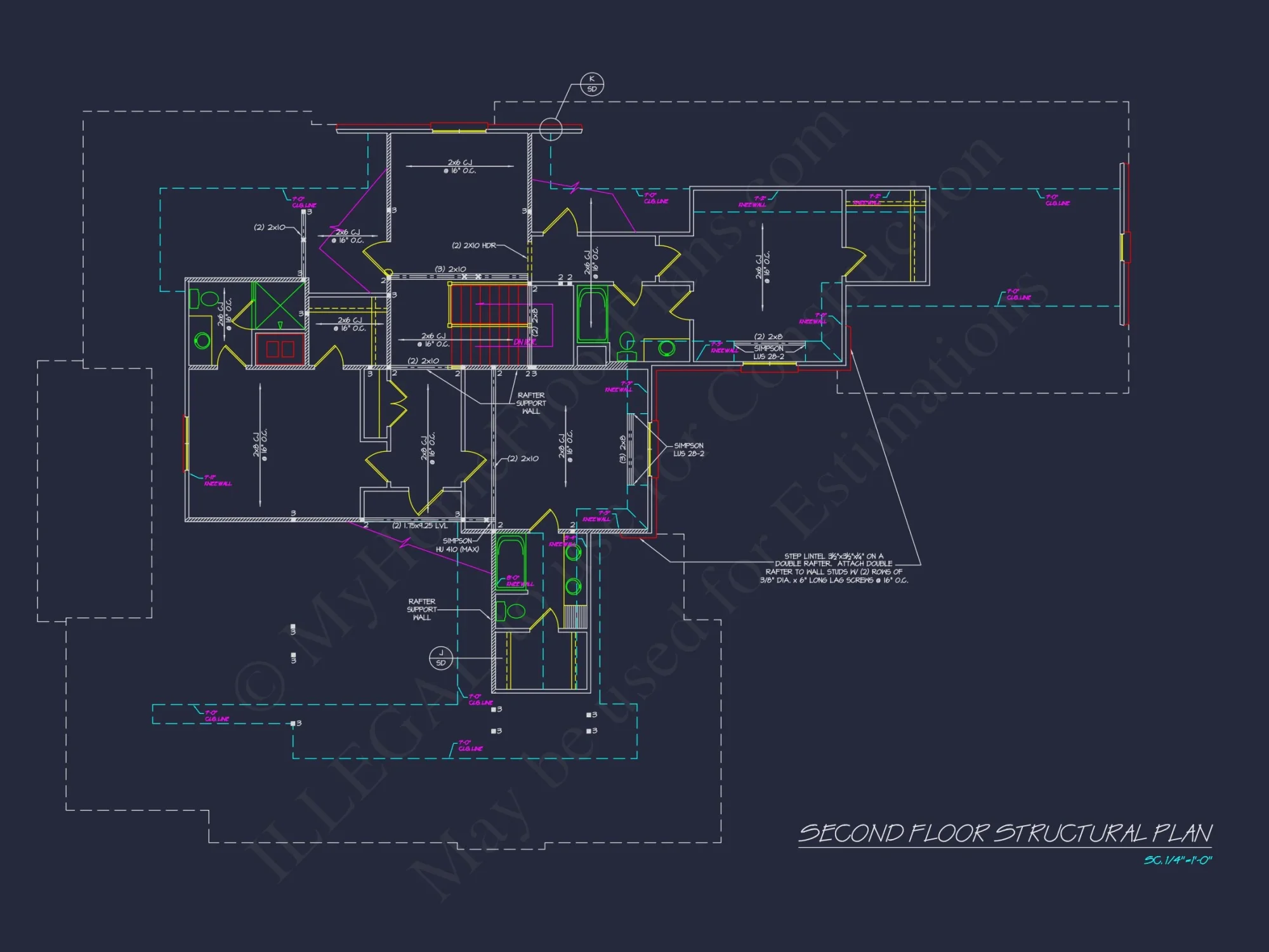 Elegant house Plan with 2-Story Blueprint and French Country Design