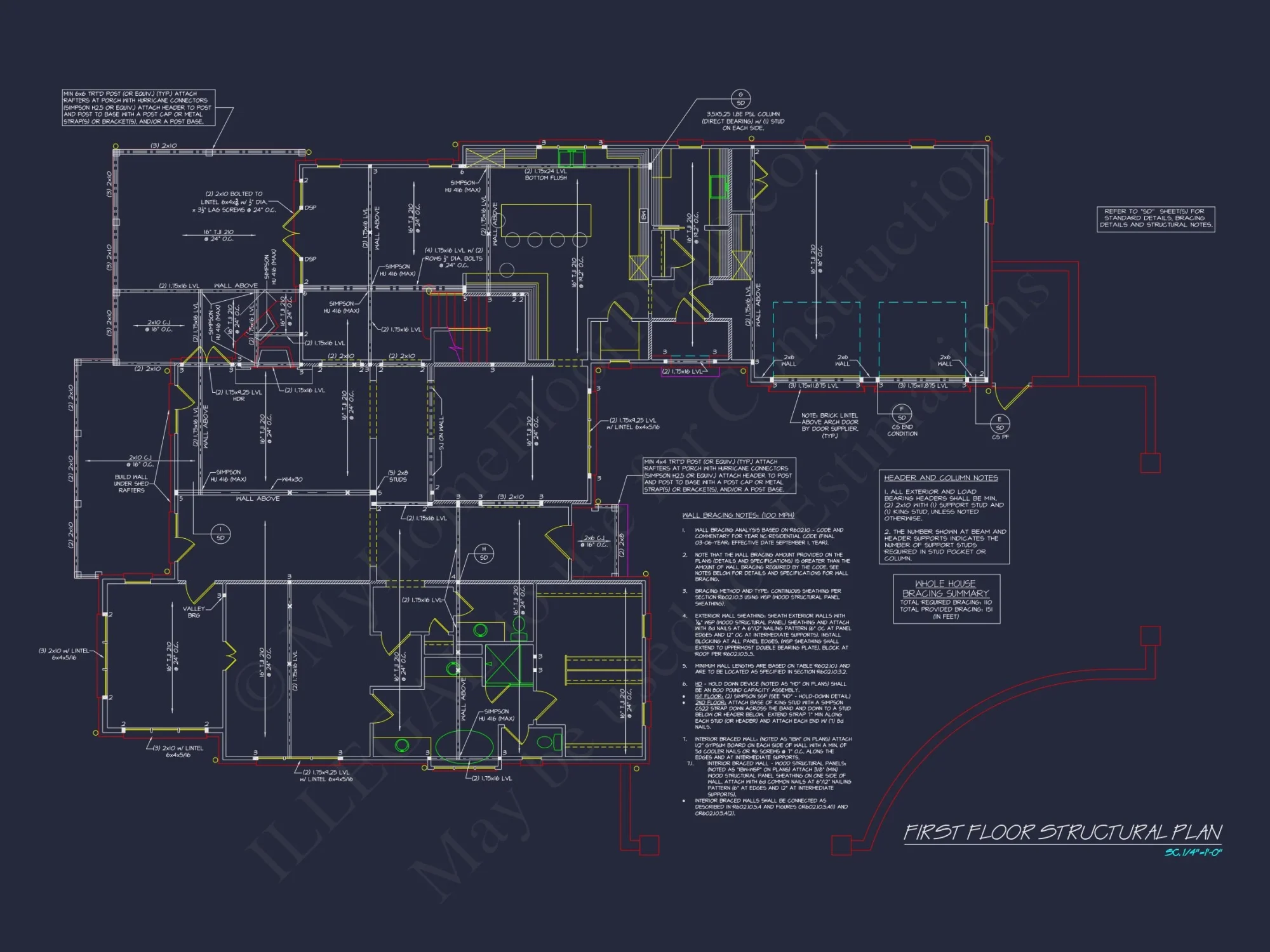 Elegant house Plan with 2-Story Blueprint and French Country Design