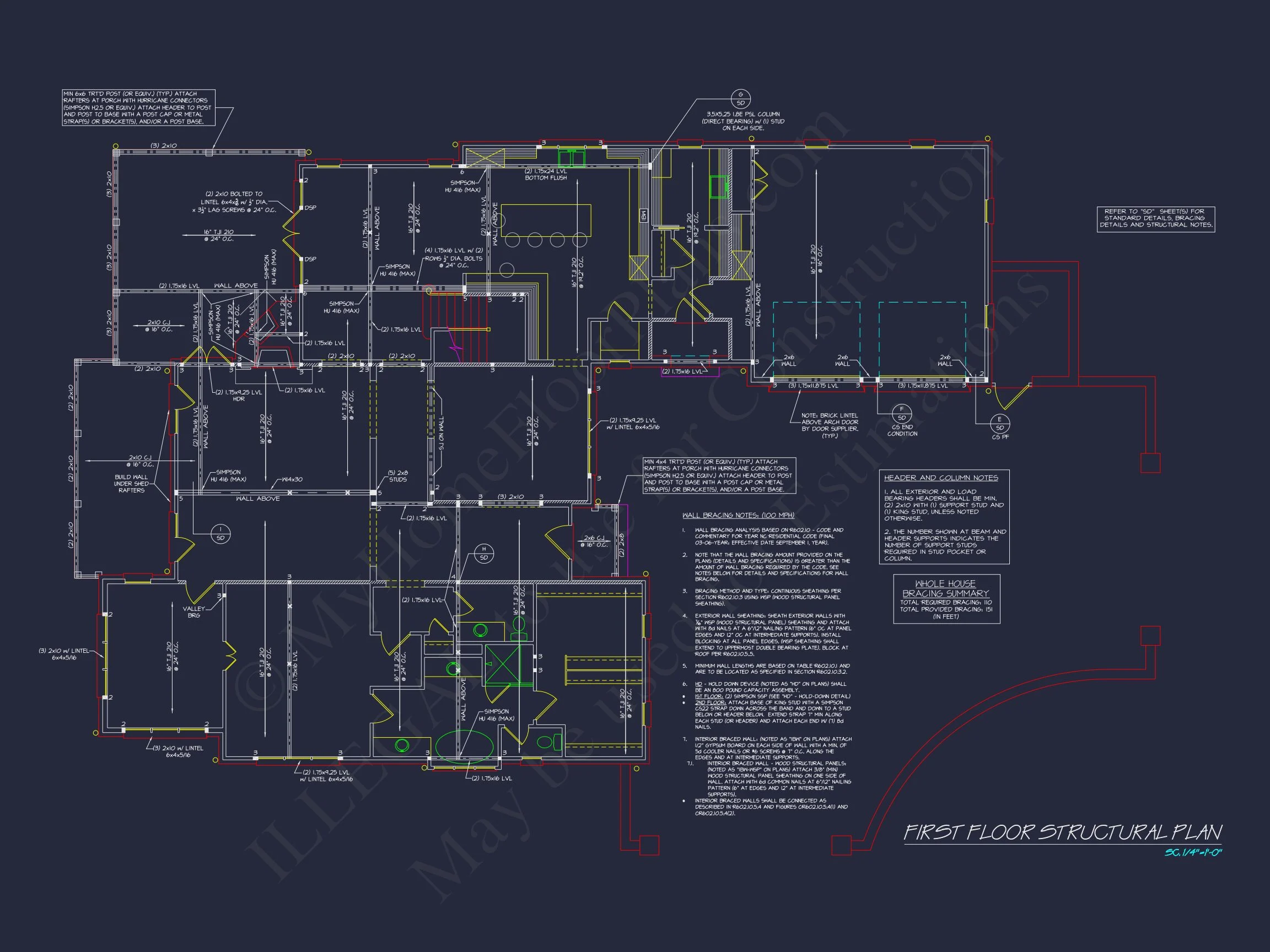Elegant house Plan with 2-Story Blueprint and French Country Design